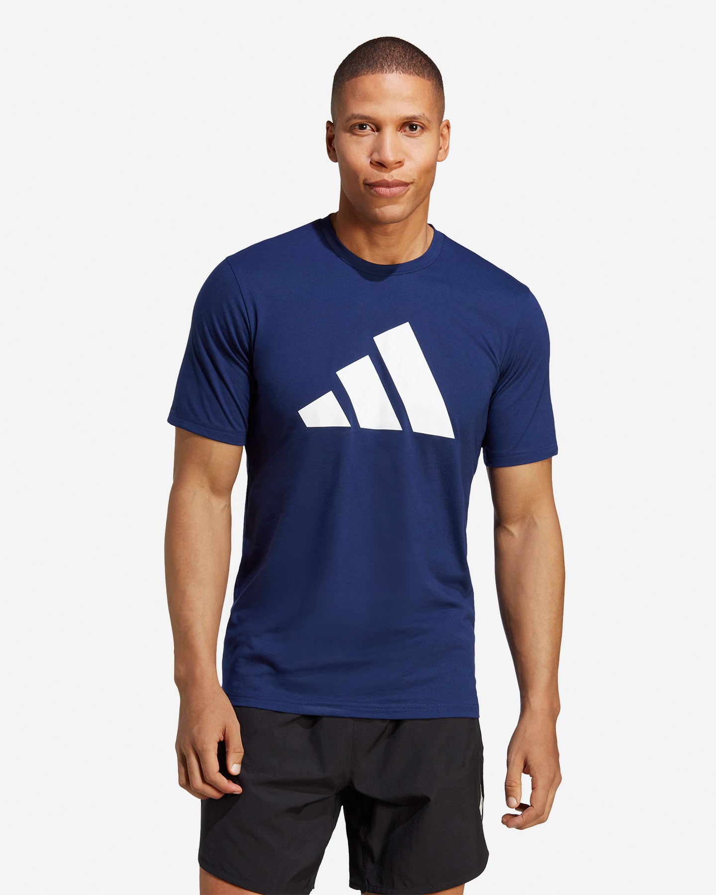 T-shirt training ADIDAS LOGO M - Blu - 1 | Cisalfa Sport