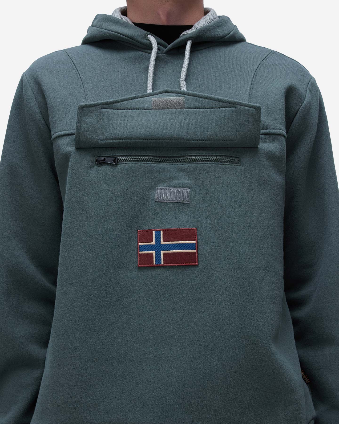 Felpa NAPAPIJRI BURGEE M - Verde - 4 | Cisalfa Sport