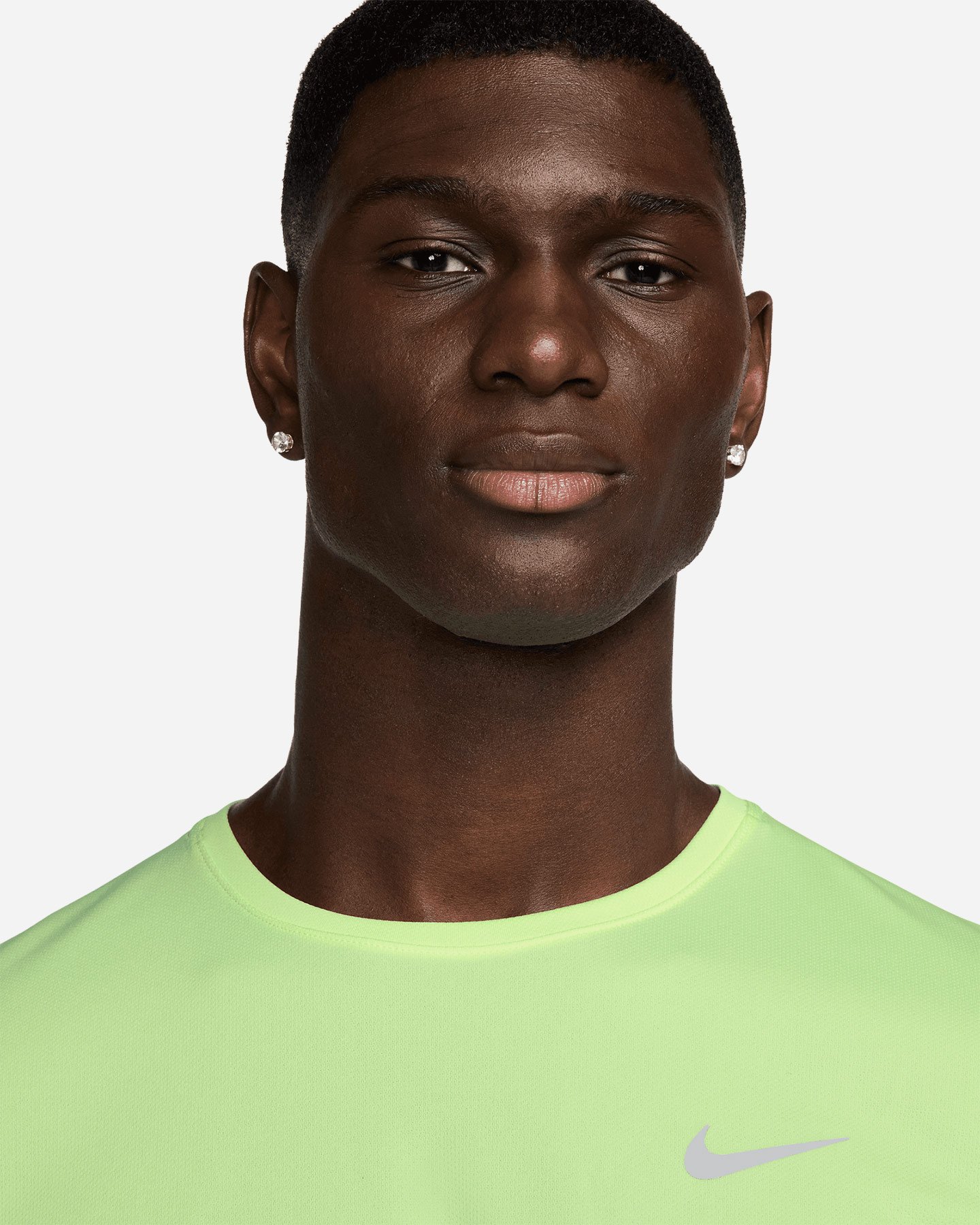 T-shirt running NIKE MILER M - Giallo - 2 | Cisalfa Sport