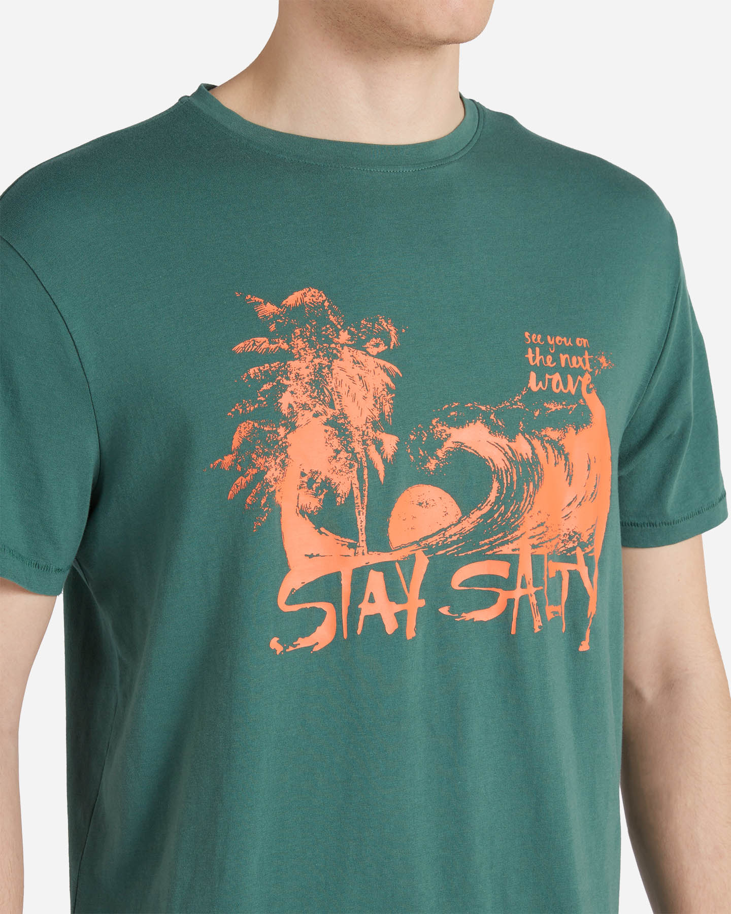 T-shirt MISTRAL LIFESTYLE M - Verde - 4 | Cisalfa Sport