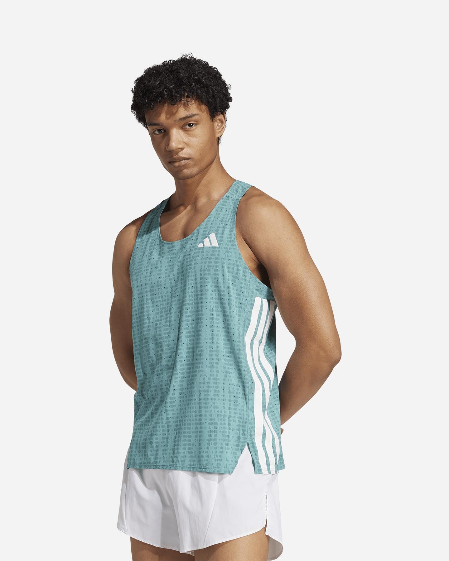 Canotta running ADIDAS ADIZERO M - Verde - 1 | Cisalfa Sport