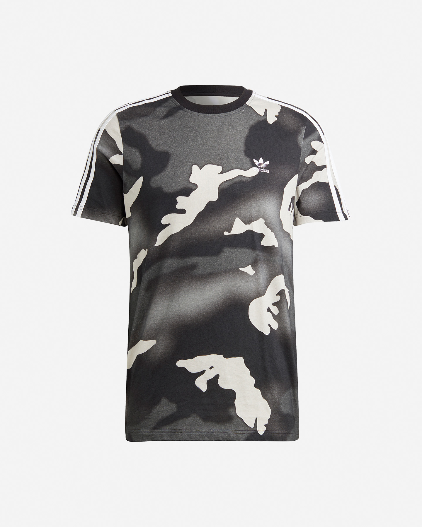 T-shirt ADIDAS CAMOU 3STRIPES M - Nero - 0 | Cisalfa Sport