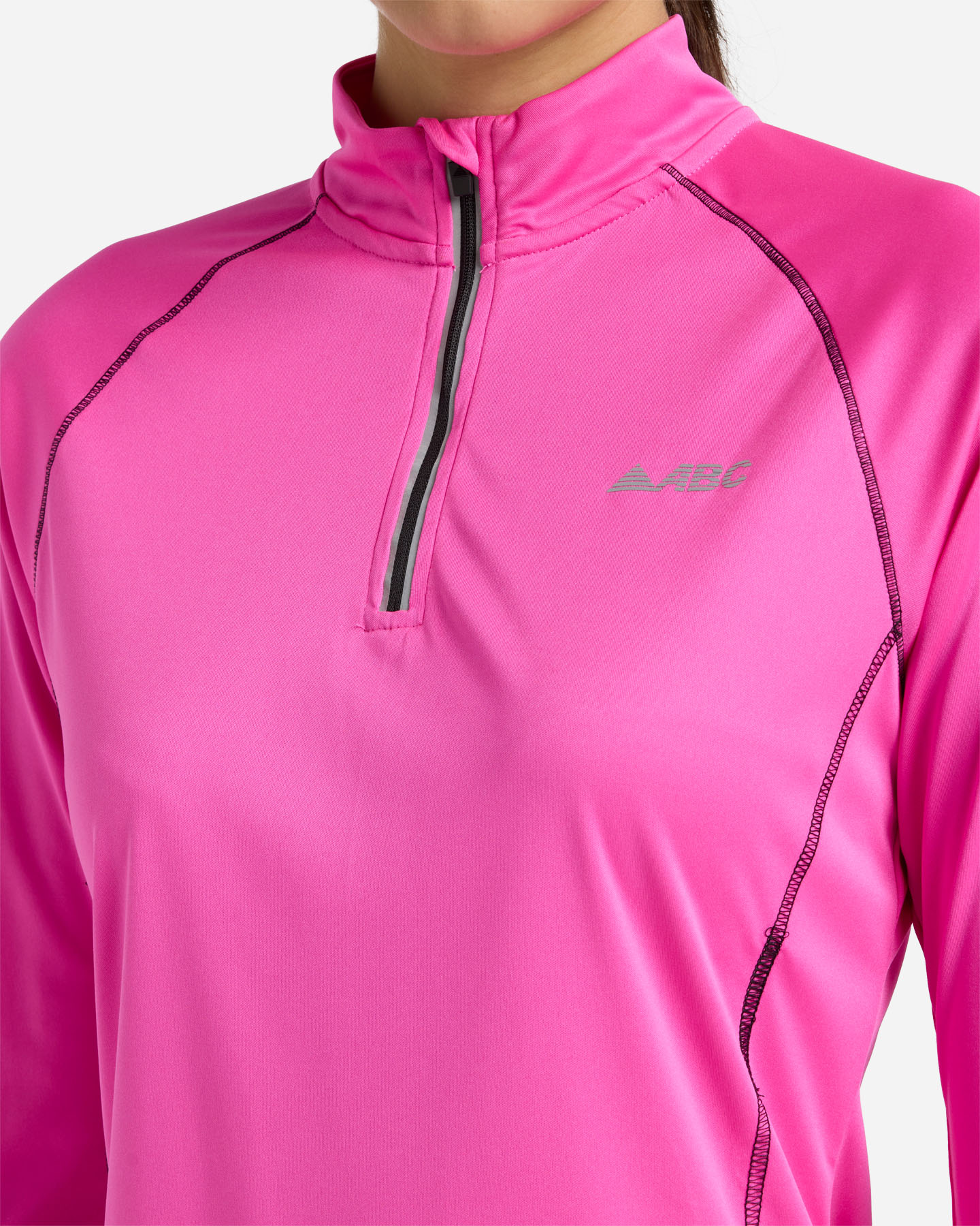 Maglia running ABC QUICKNESS W - Rosa - 4 | Cisalfa Sport