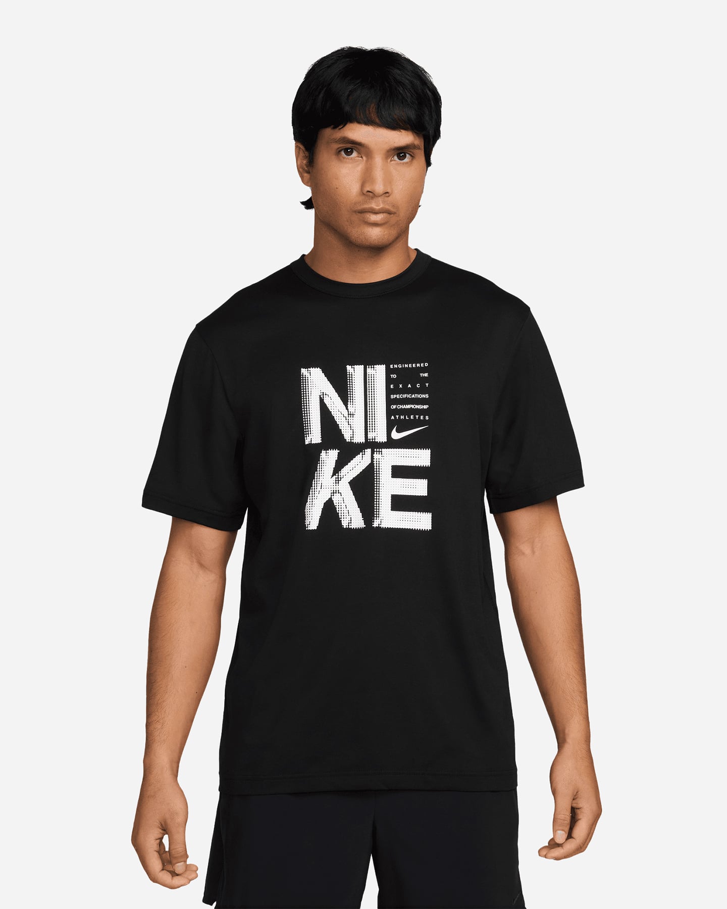 T-shirt training NIKE DRI FIT GRAPHIC M - Nero - 0 | Cisalfa Sport