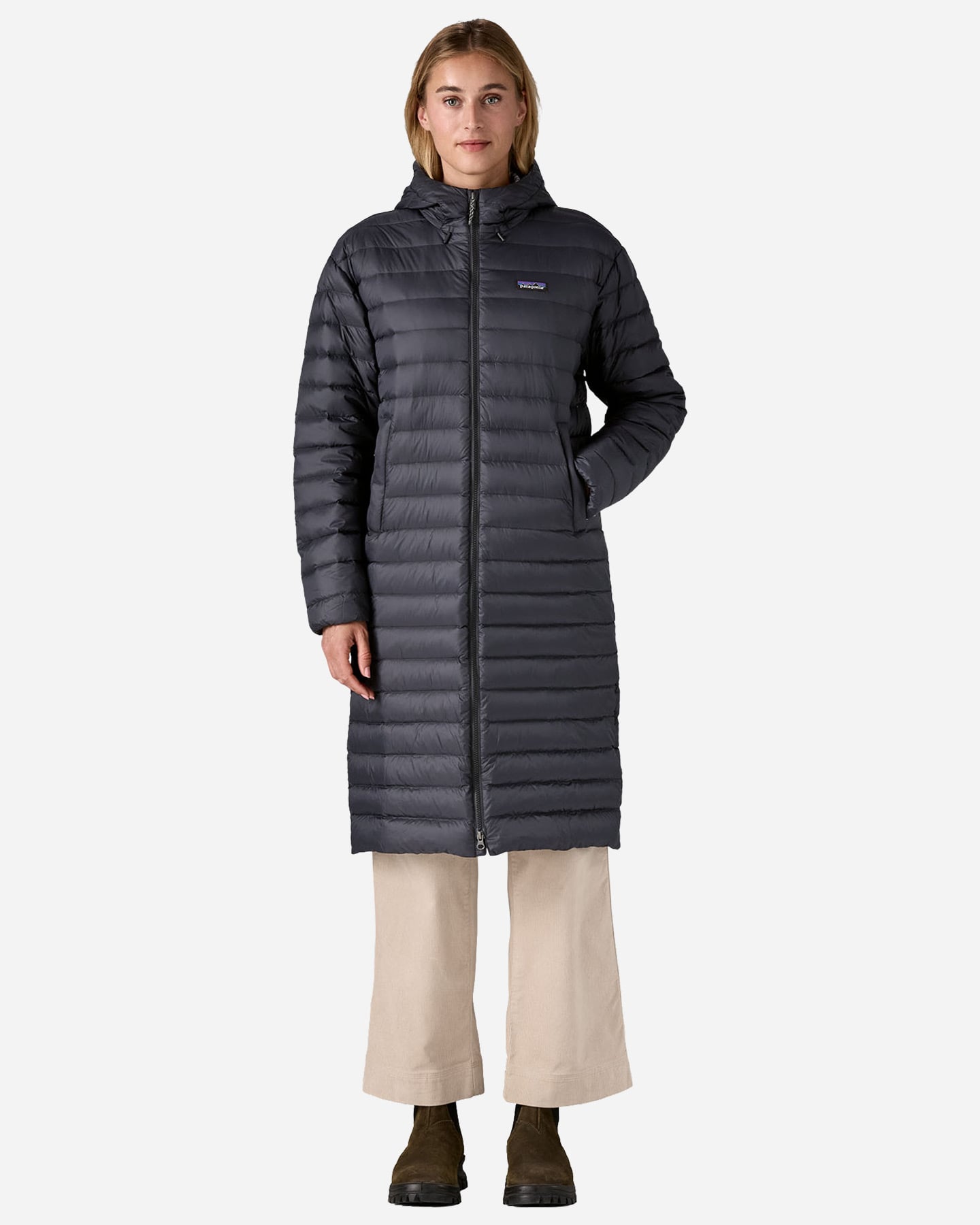 Piumino PATAGONIA RECYCLED DOWN SWEATER W - Nero - 2 | Cisalfa Sport