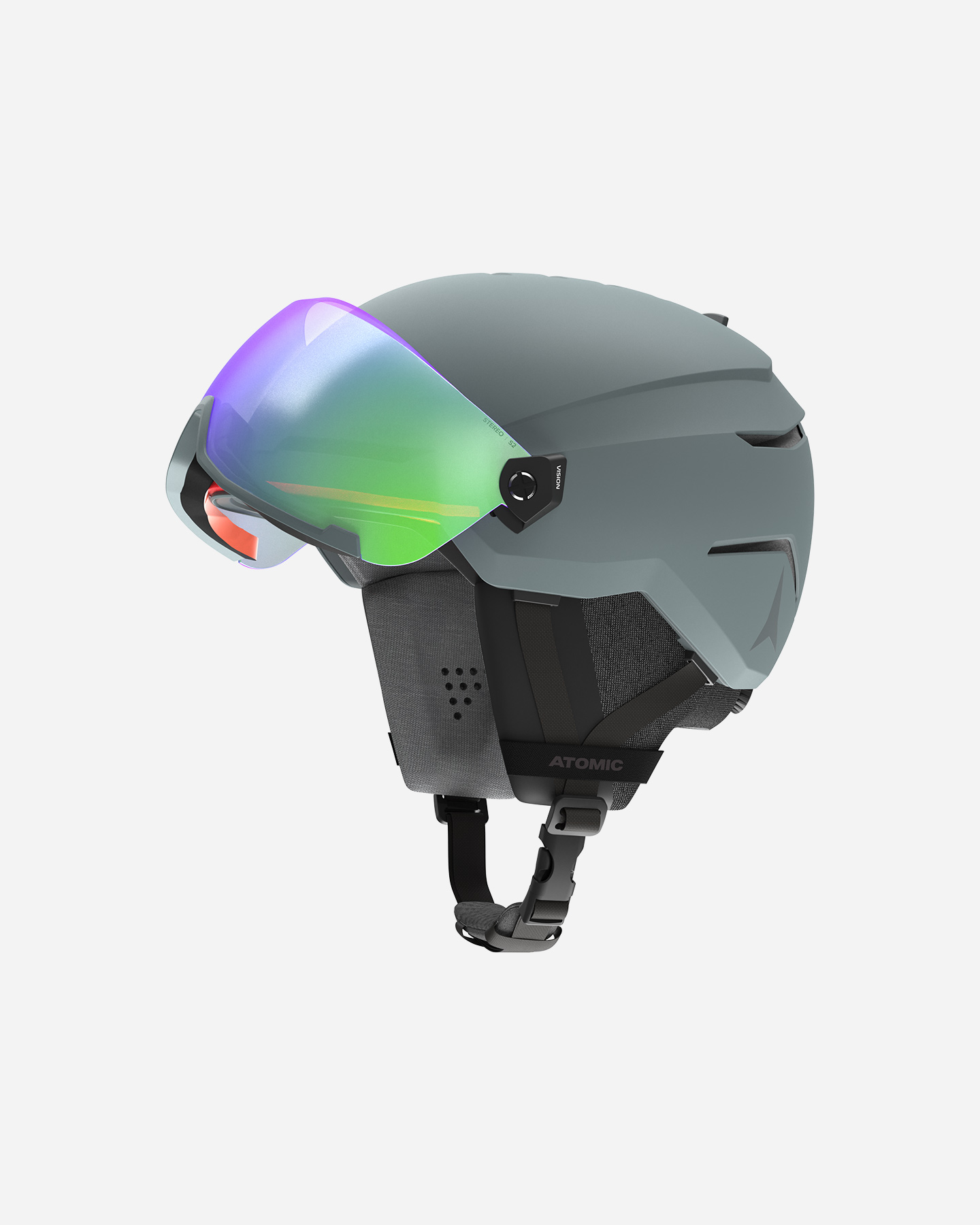 Casco sci ATOMIC SAVOR VISOR STEREO M - Verde - 2 | Cisalfa Sport