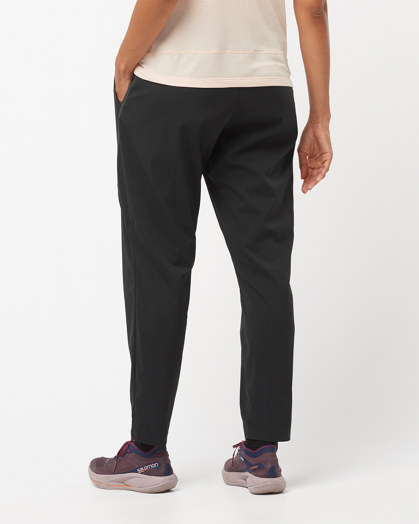 Pantalone outdoor SALOMON RUNLIFE W - Nero - 2 | Cisalfa Sport