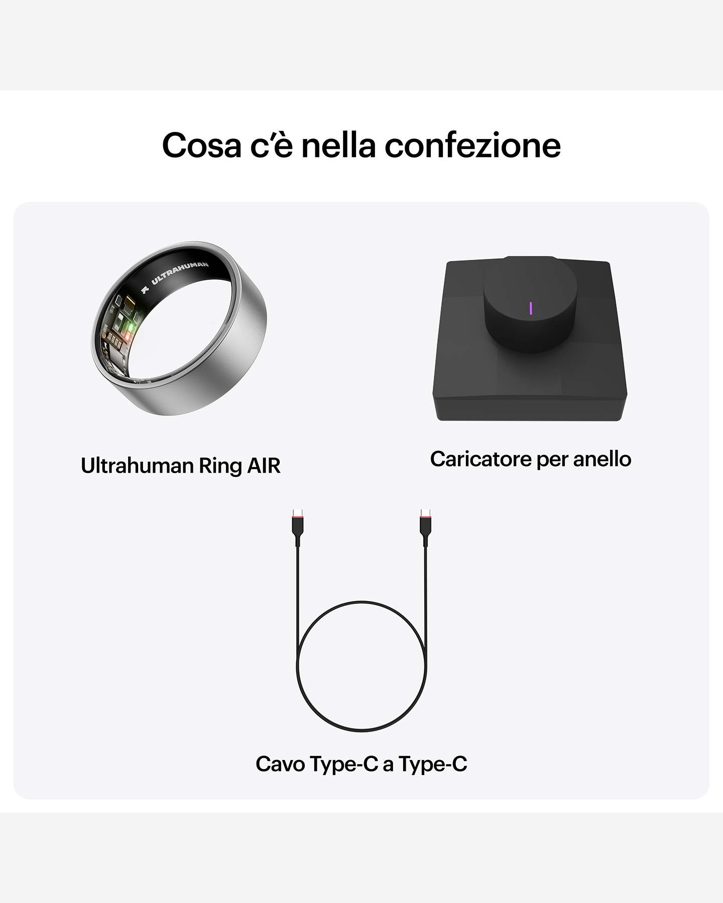 Fitness tracker ULTRAHUMAN AIR  - Argento - 5 | Cisalfa Sport