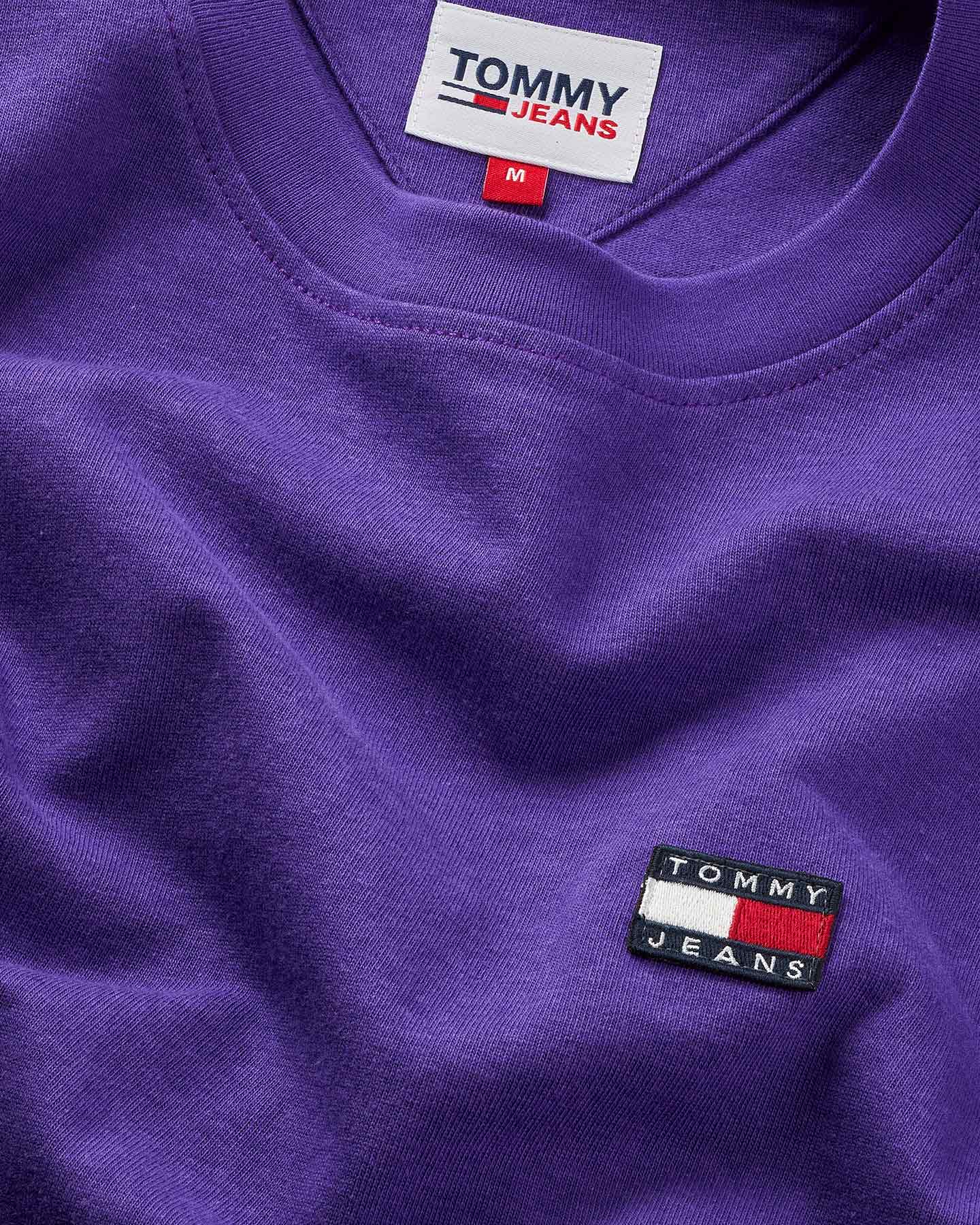 T-shirt TOMMY HILFIGER SMALL PATCH M - Viola - 2 | Cisalfa Sport