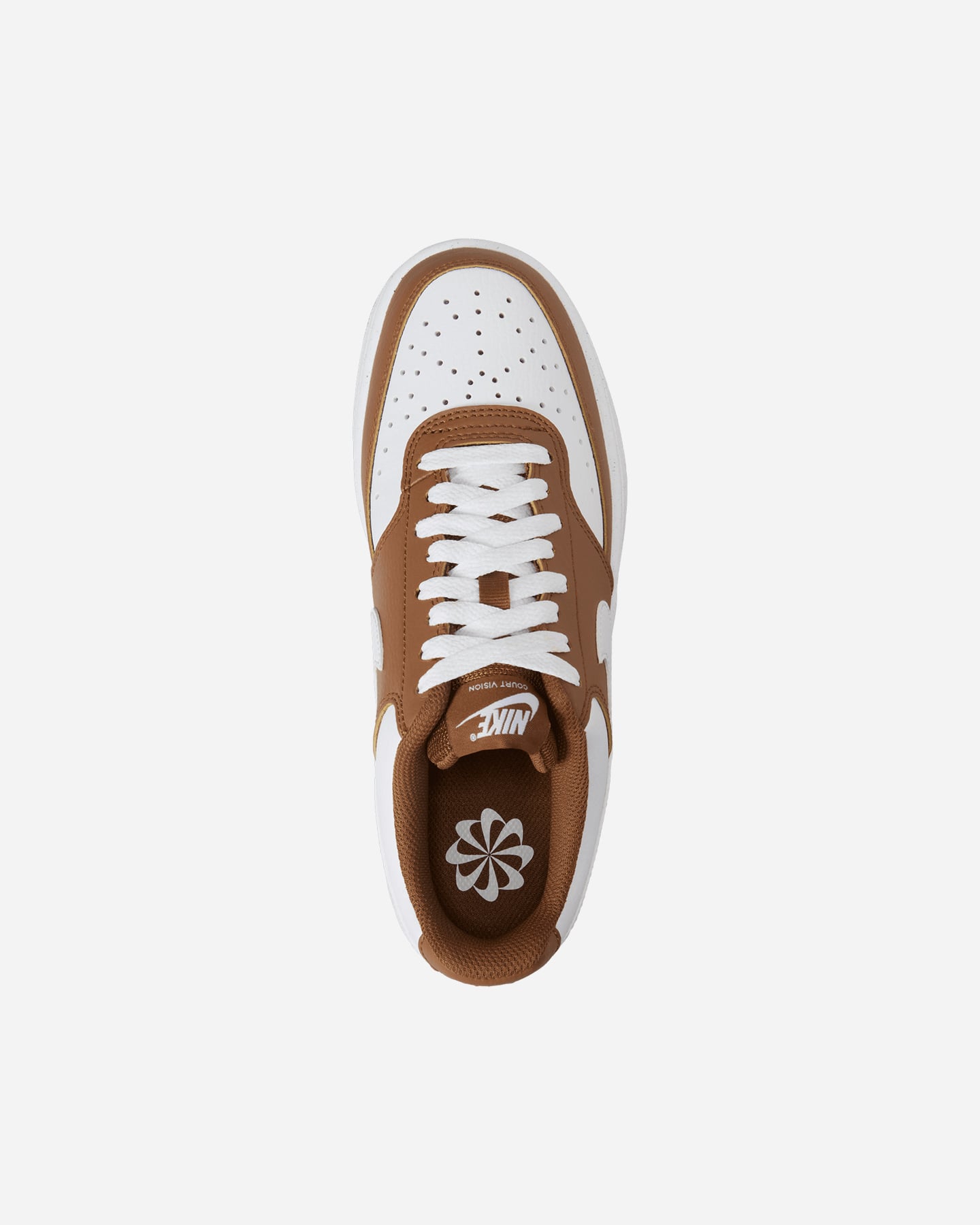 Scarpe sneakers NIKE COURT VISION LOW W - Marrone - 2 | Cisalfa Sport