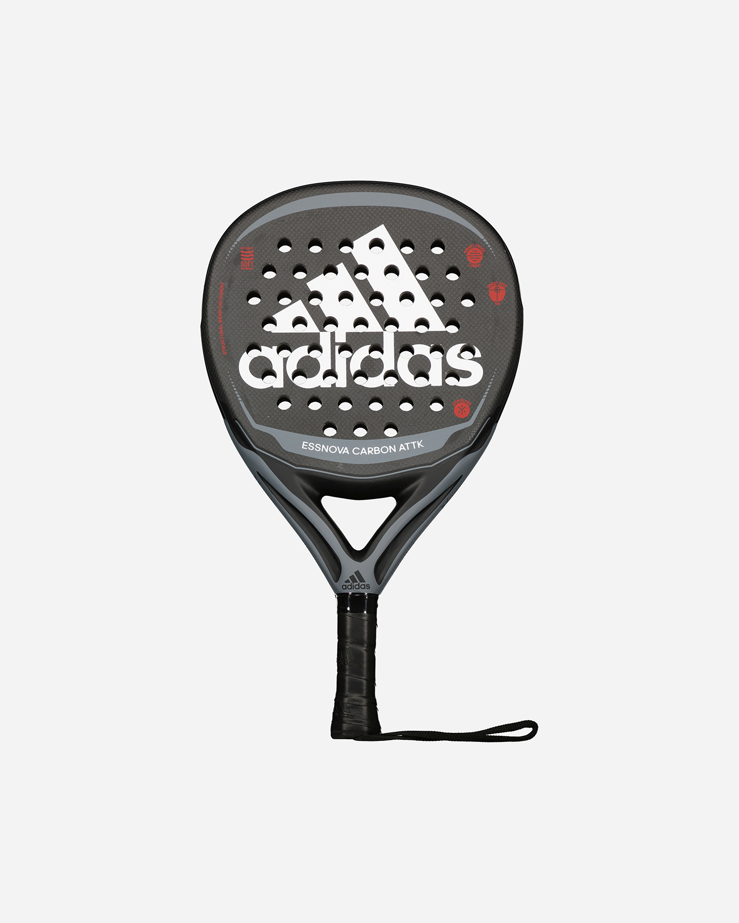 Racchetta padel performance ADIDAS ESSNOVA CARBON ATTAK 3.1 LTD PADEL  - Nero - 0 | Cisalfa Sport