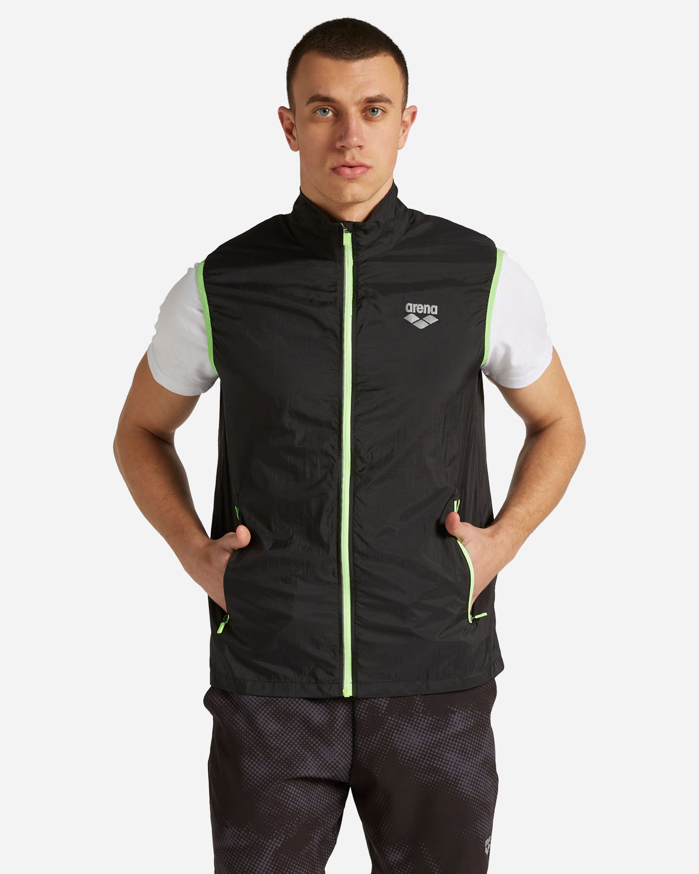 Giacca running ARENA BREATH M - Nero - 0 | Cisalfa Sport