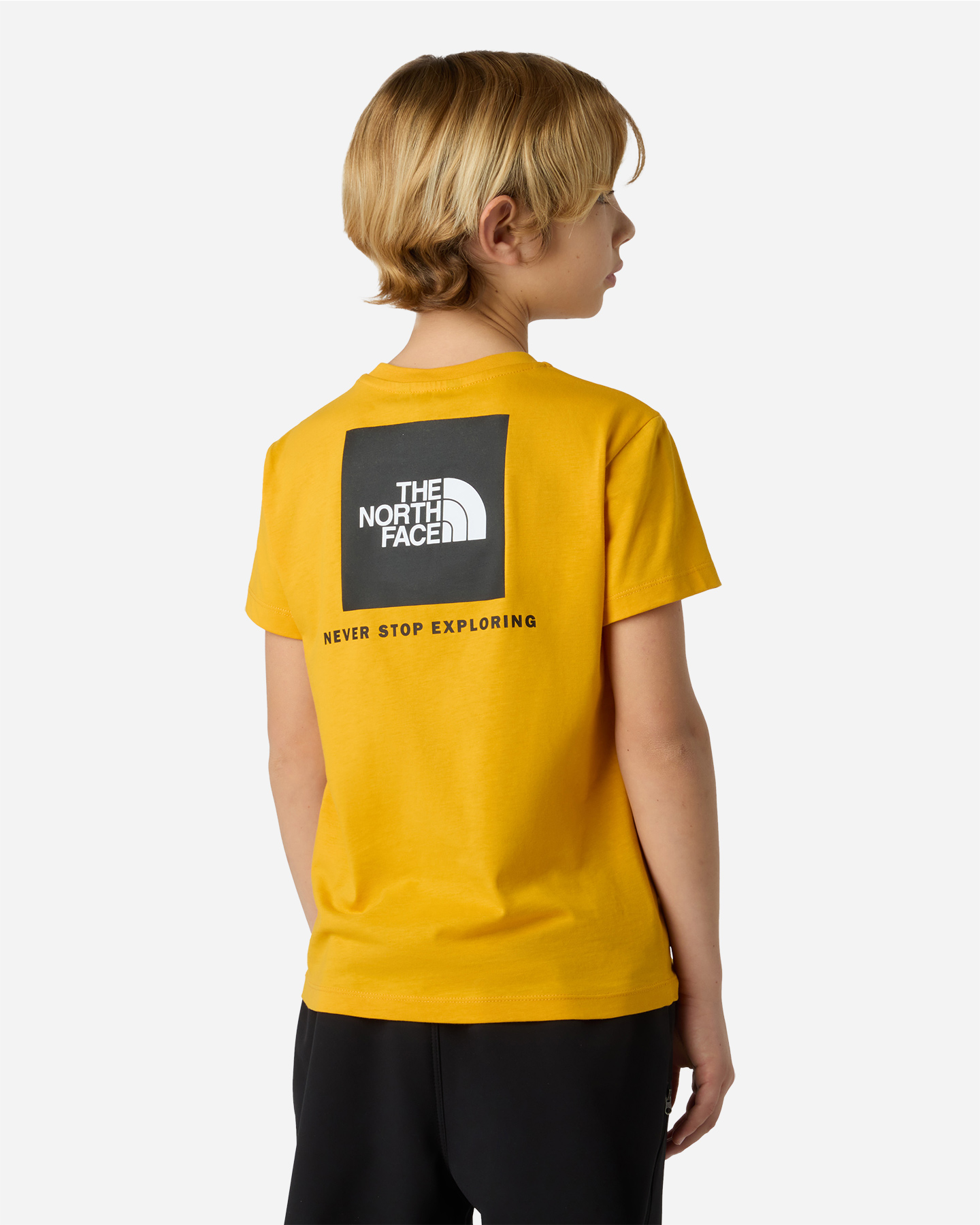 T-shirt THE NORTH FACE LOGO BOX JR - Giallo - 3 | Cisalfa Sport