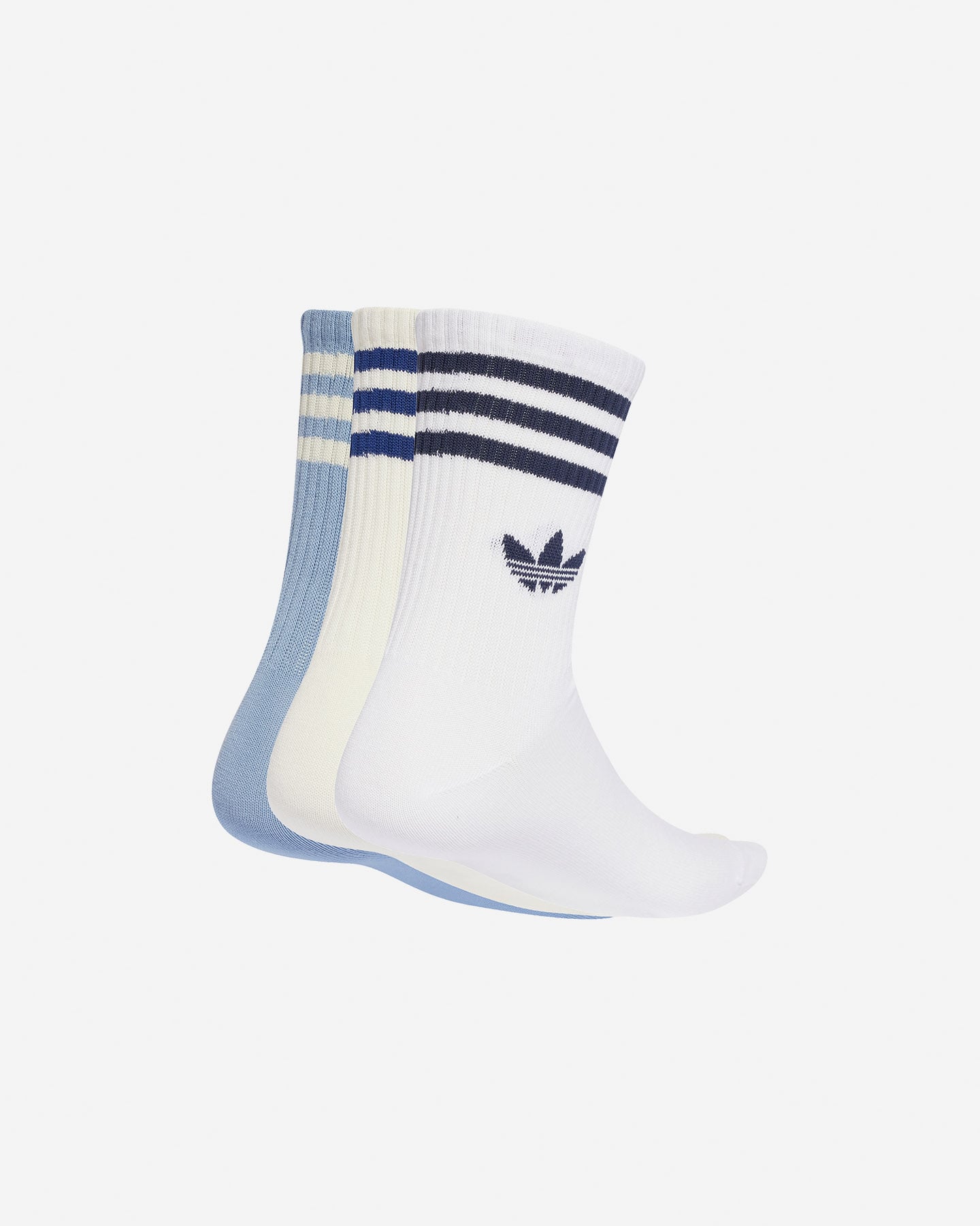 Calze ADIDAS 3PACK 3STRIPES CREW MID M - 1 | Cisalfa Sport