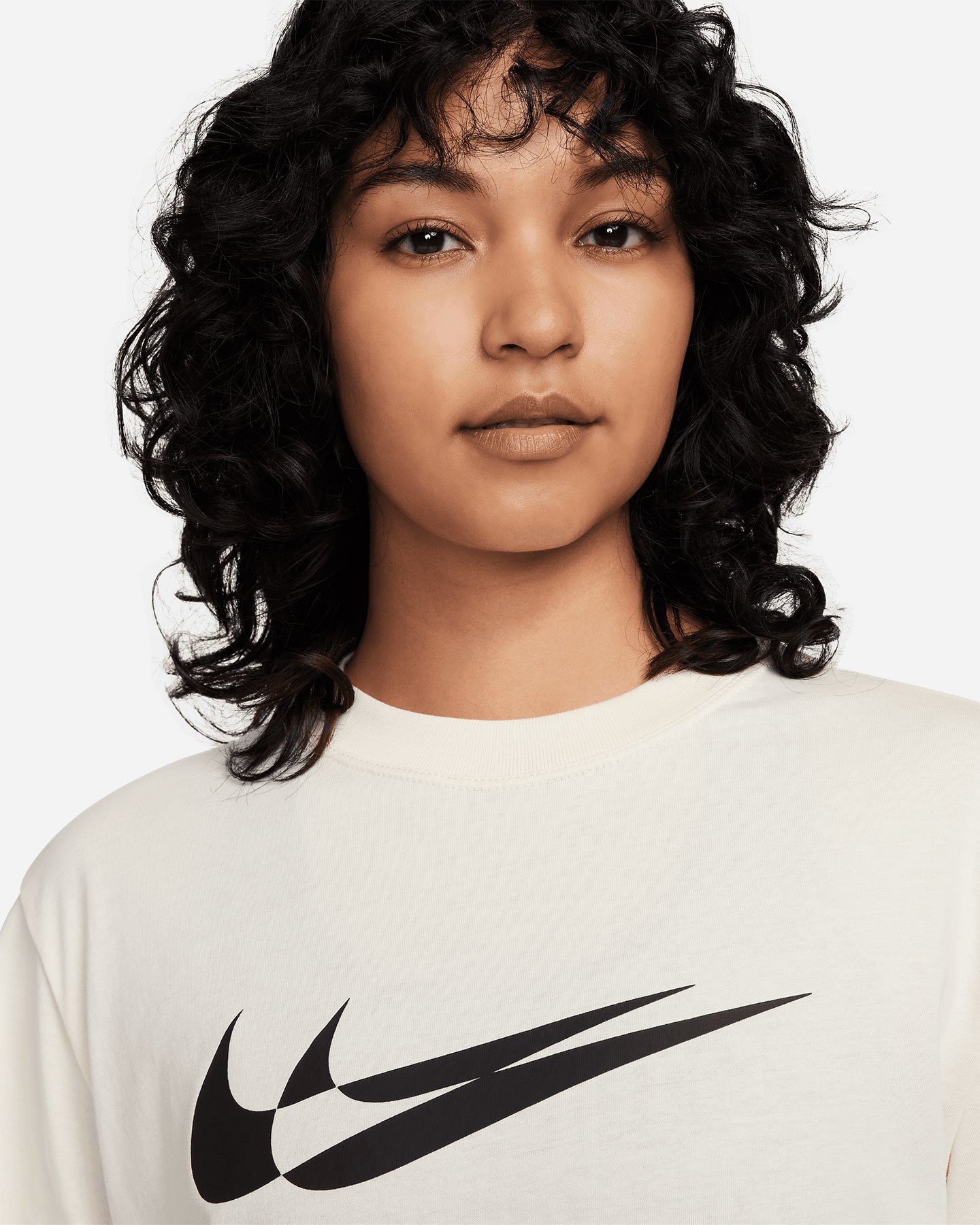 T-shirt NIKE SWOOSH W - Bianco - 2 | Cisalfa Sport