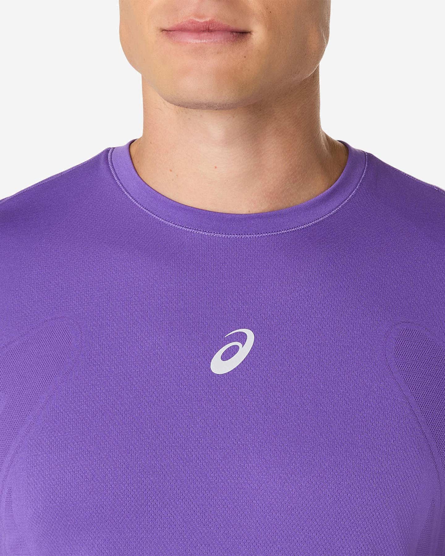 T-shirt running ASICS ROAD SEAMLESS M - Viola - 3 | Cisalfa Sport