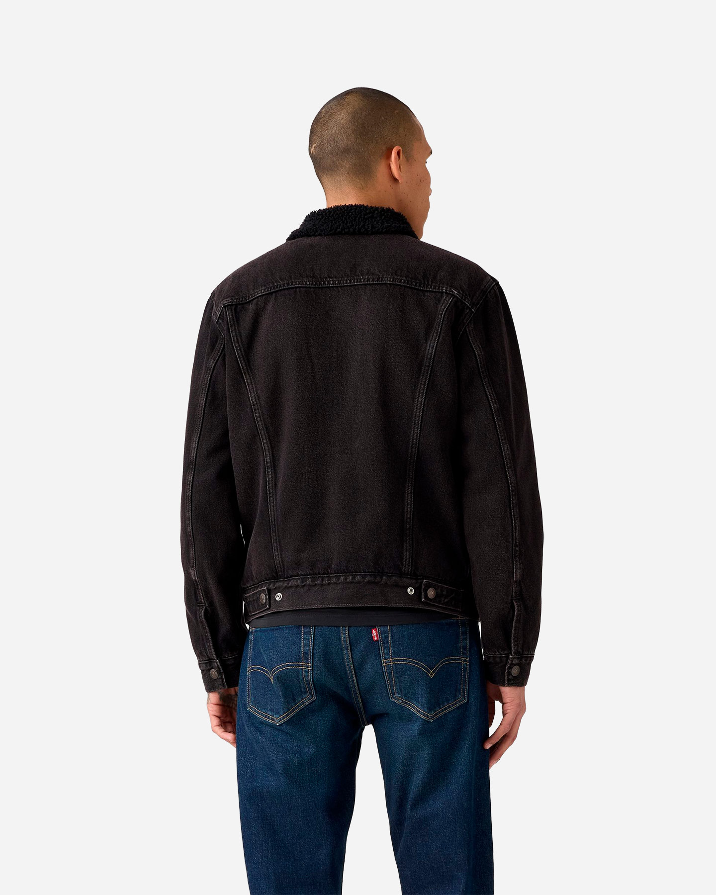 Giubbotto LEVI'S DENIM SHERPA M - Nero - 2 | Cisalfa Sport