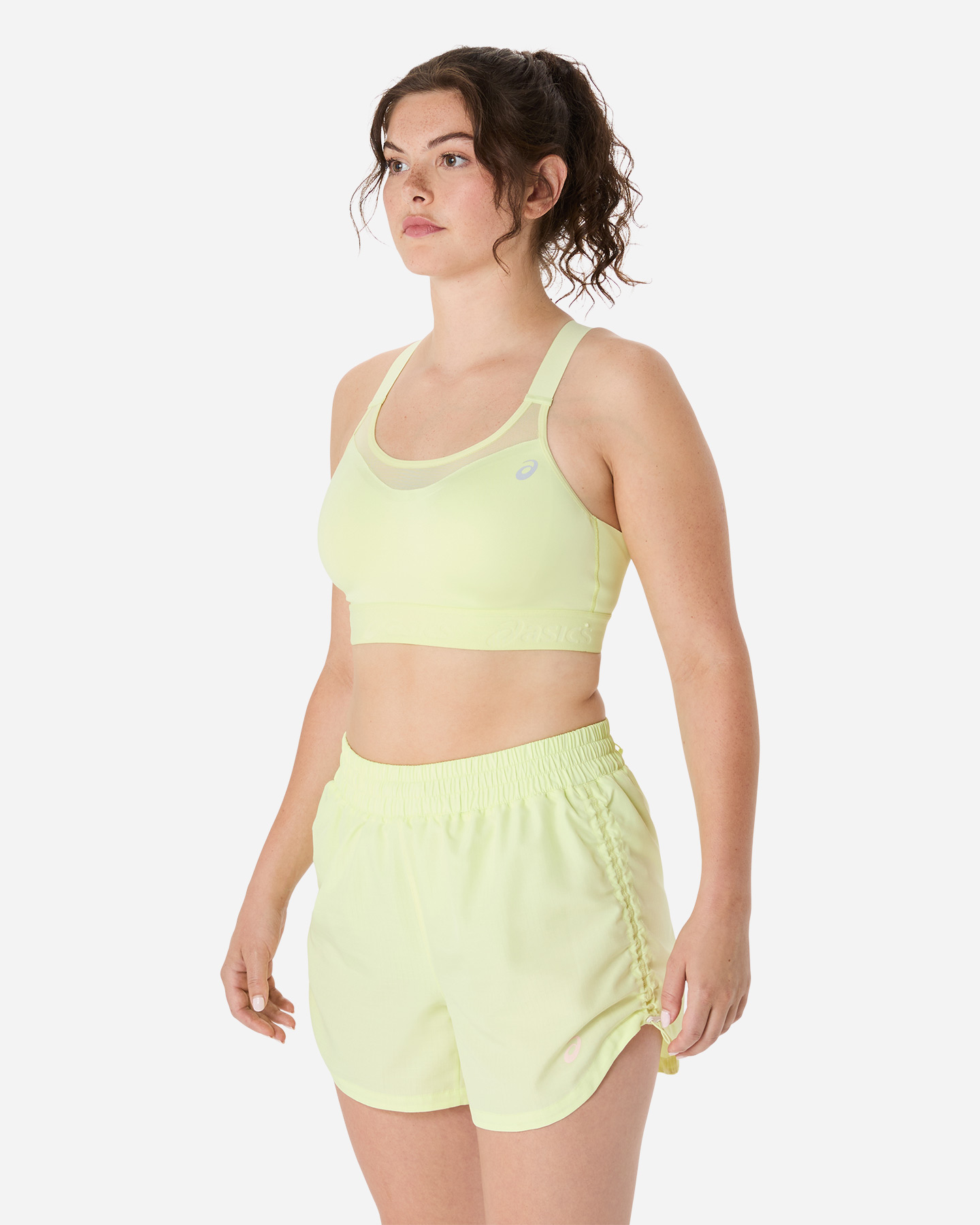 Reggiseno ASICS ROAD COMBINATION W - Giallo - 1 | Cisalfa Sport