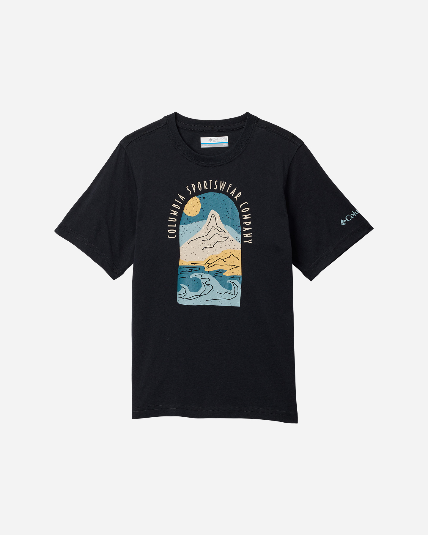 T-shirt COLUMBIA VALLEY CREEK II GRAPHIC JR - Nero - 0 | Cisalfa Sport