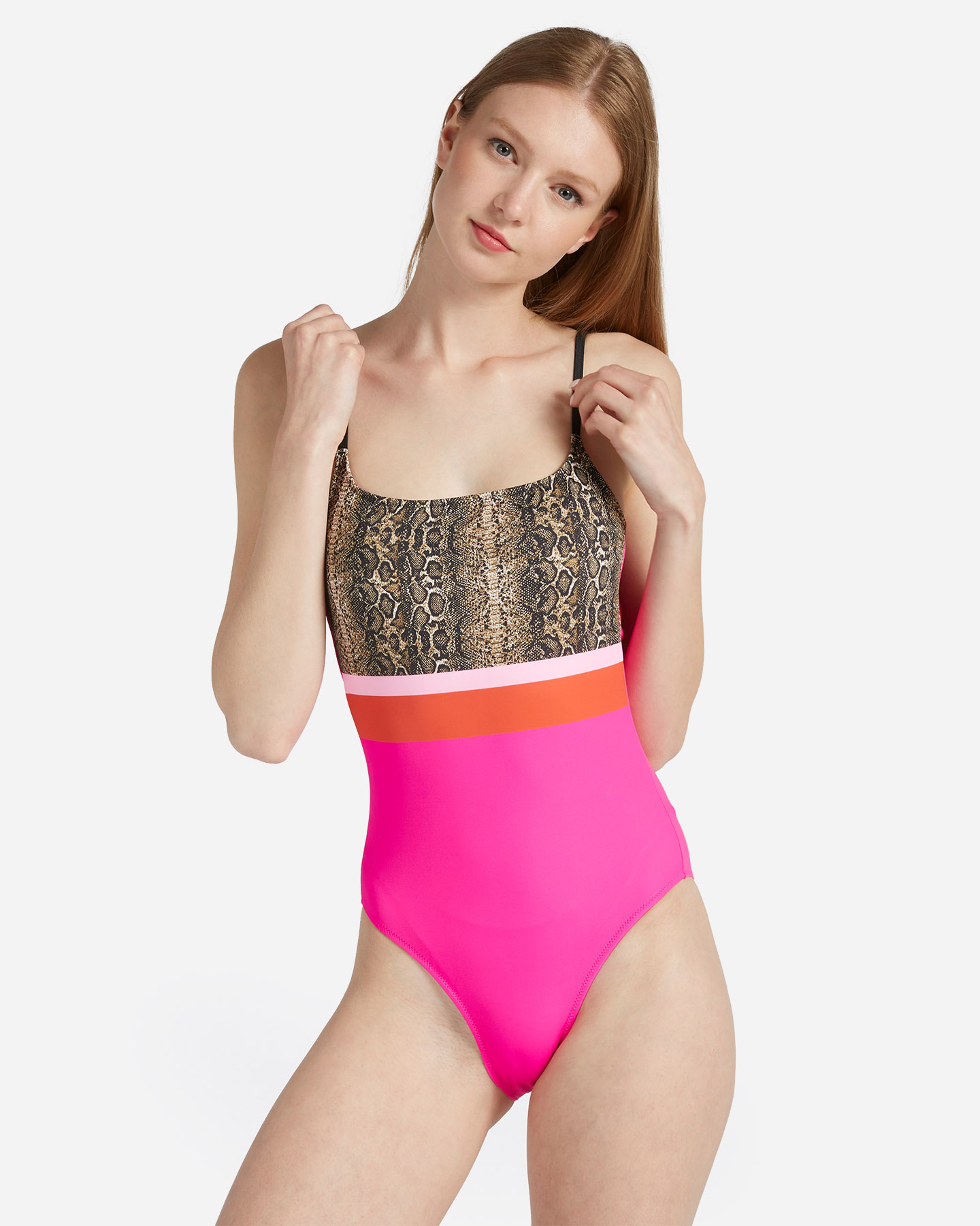 Costume mare MISTRAL PITONE STRIPES W - Fucsia - 0 | Cisalfa Sport