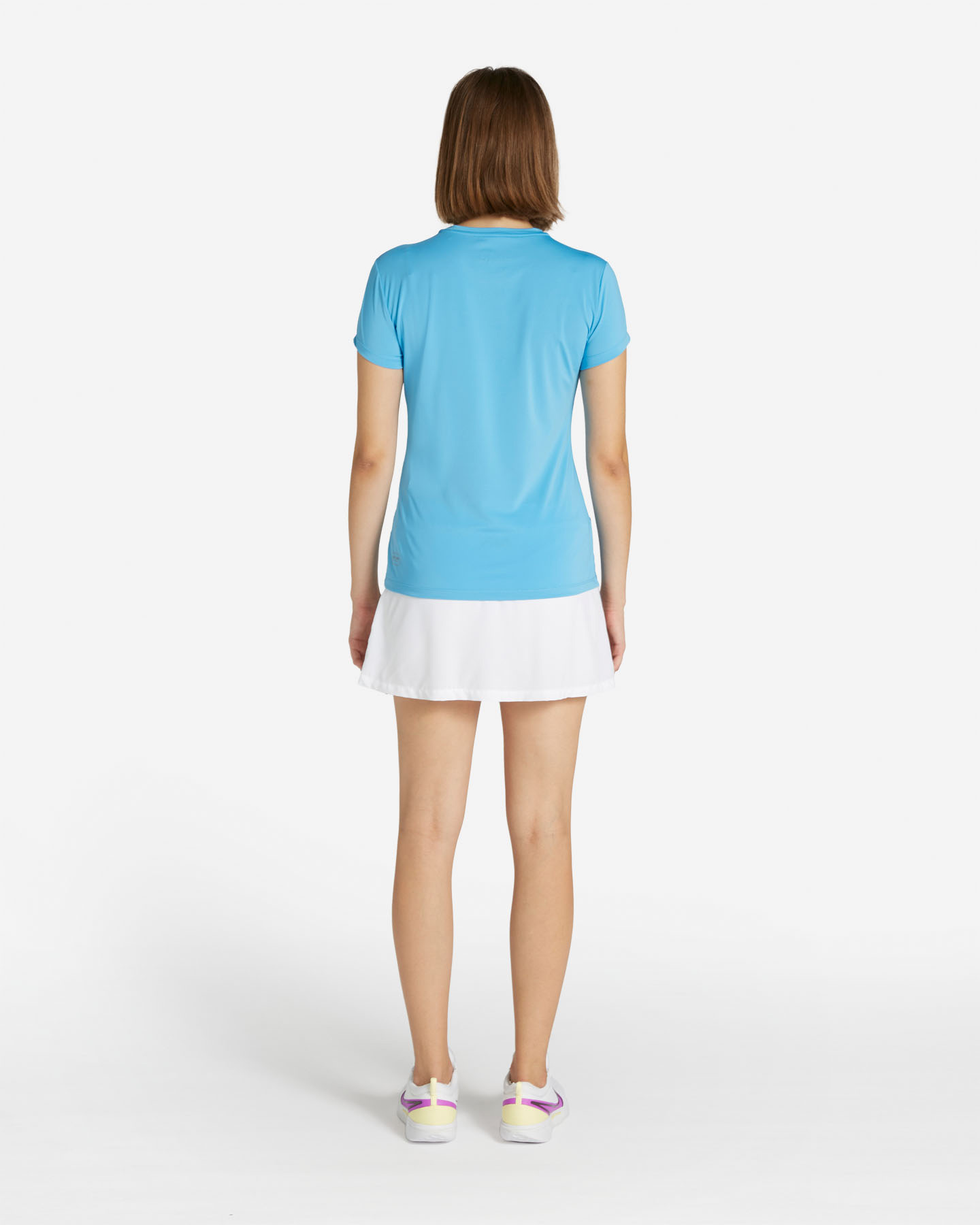 T-shirt tennis ELLESSE FIVE STRIPES W - Azzurro - 2 | Cisalfa Sport