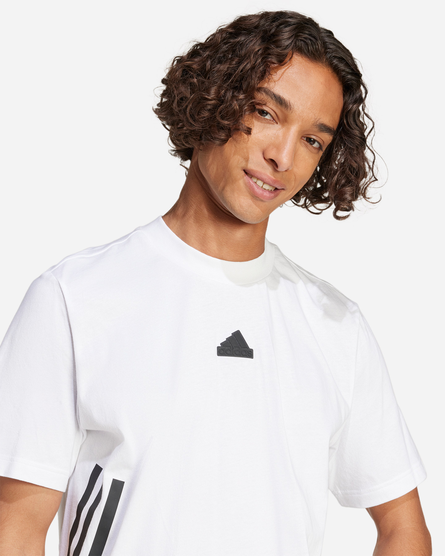 T-shirt ADIDAS 3STRIPES M - Bianco - 5 | Cisalfa Sport