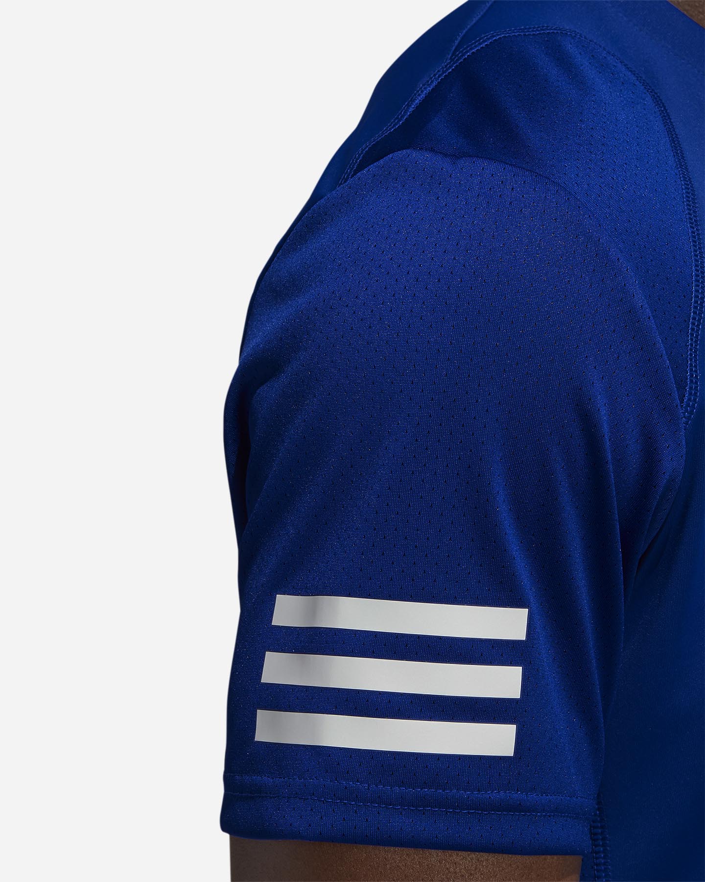 T-shirt tennis ADIDAS CLUB 3STRIPES M - Blu - 5 | Cisalfa Sport