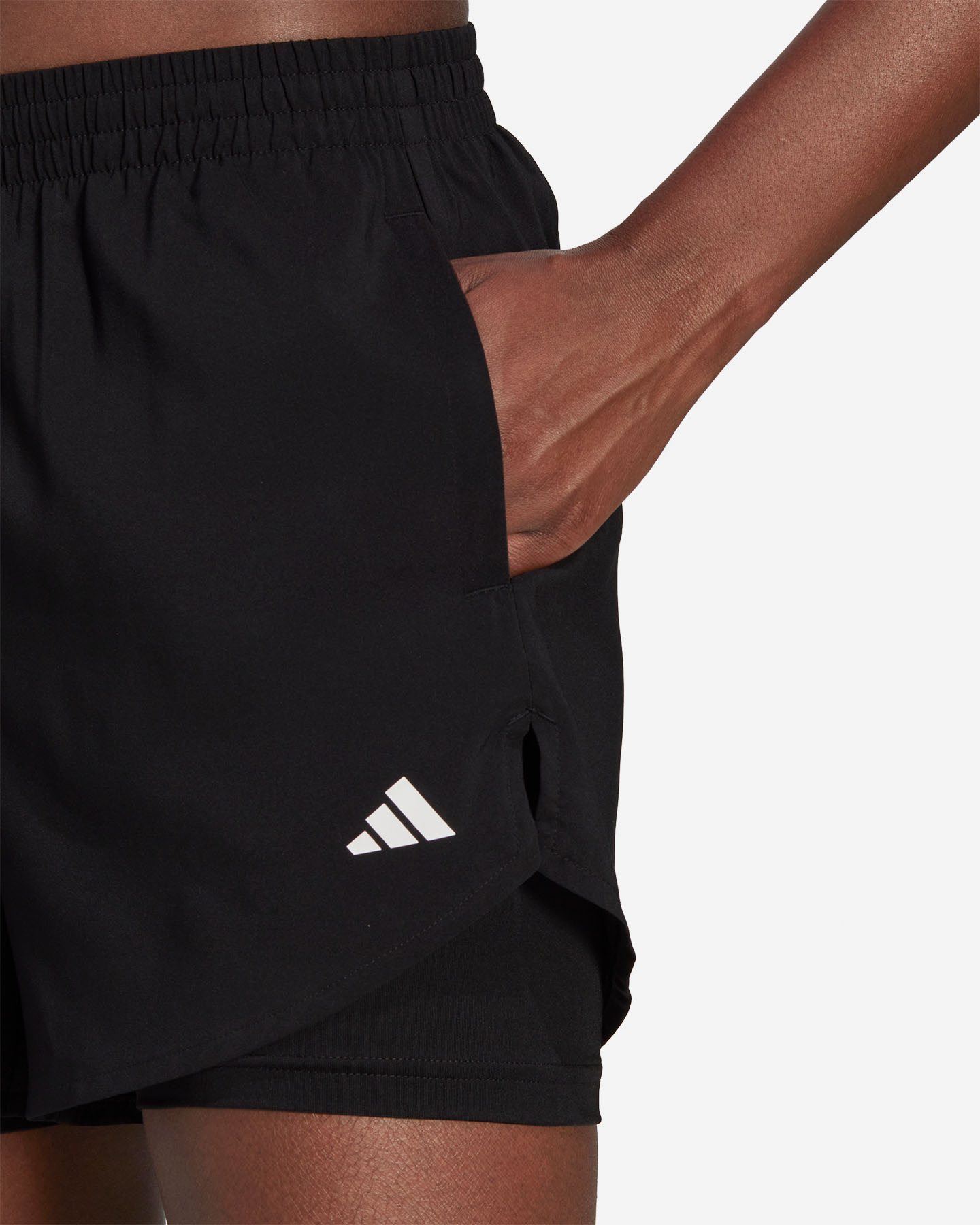 Short training ADIDAS SMALL LOGO W - Nero - 3 | Cisalfa Sport