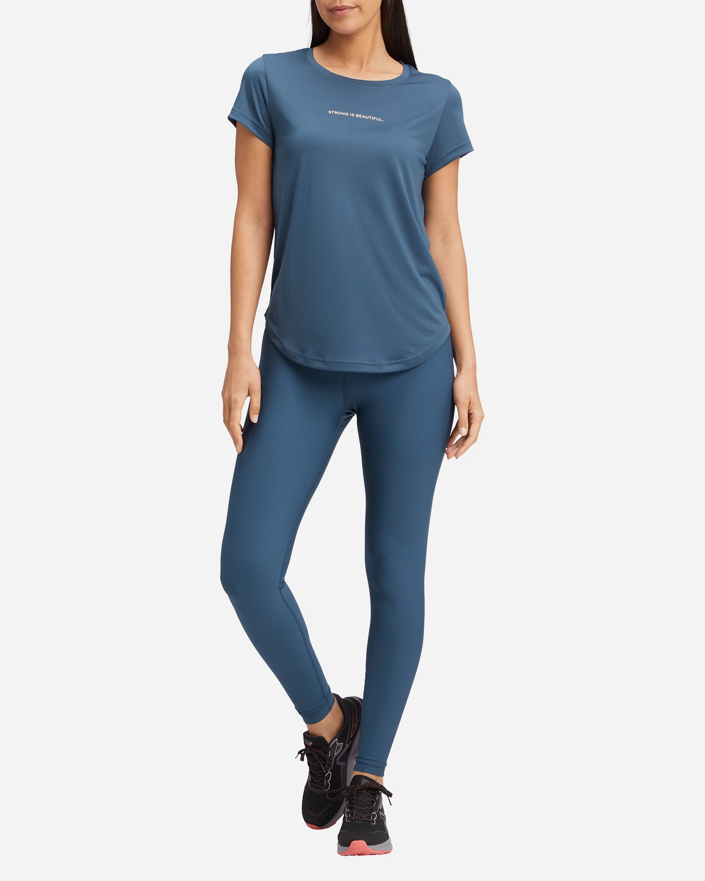 T-shirt training ENERGETICS CECILIA IV W - Blu Navy - 3 | Cisalfa Sport