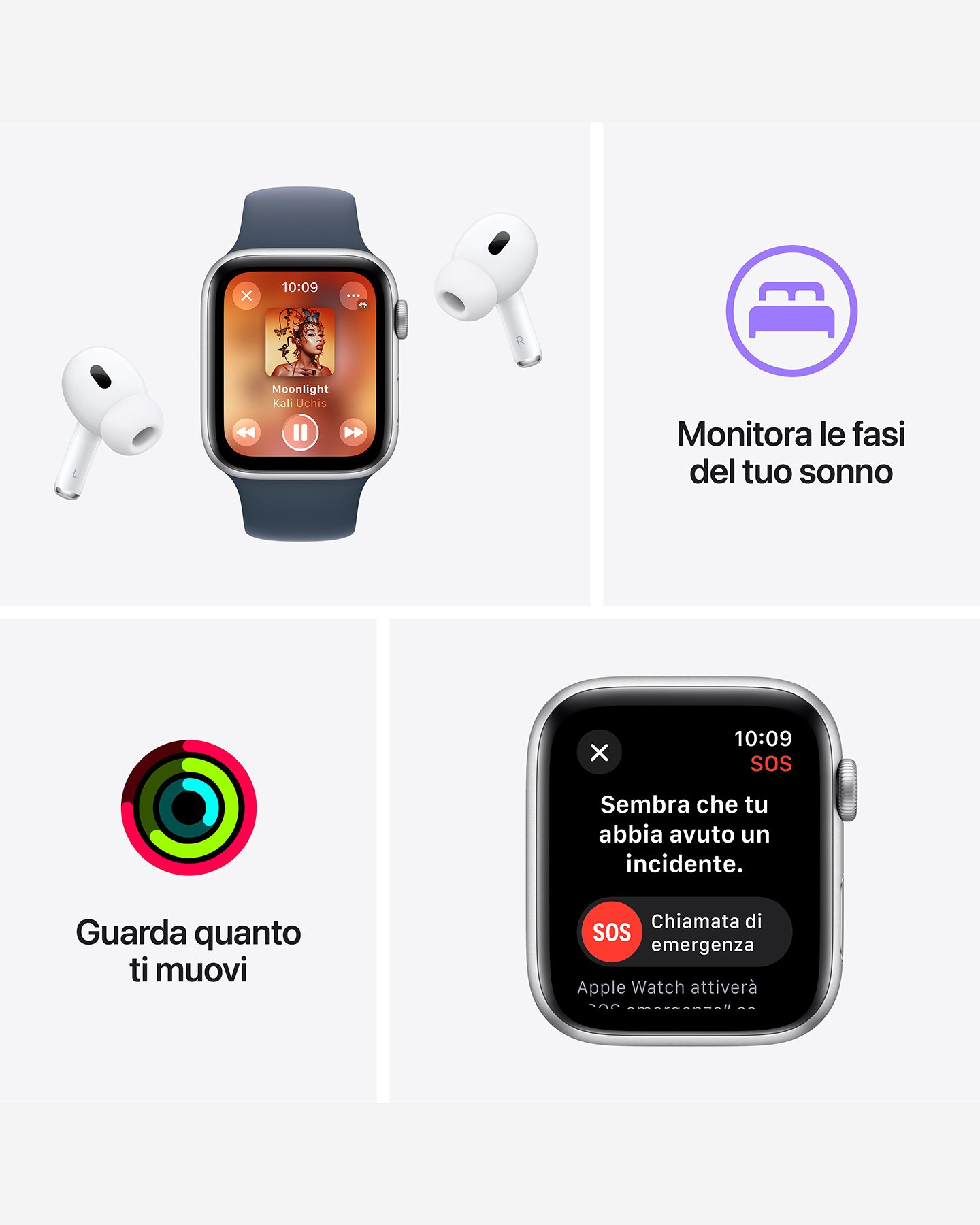 Orologio multifunzione APPLE APPLE WATCH SE GPS 44MM  - Color mix - 6 | Cisalfa Sport