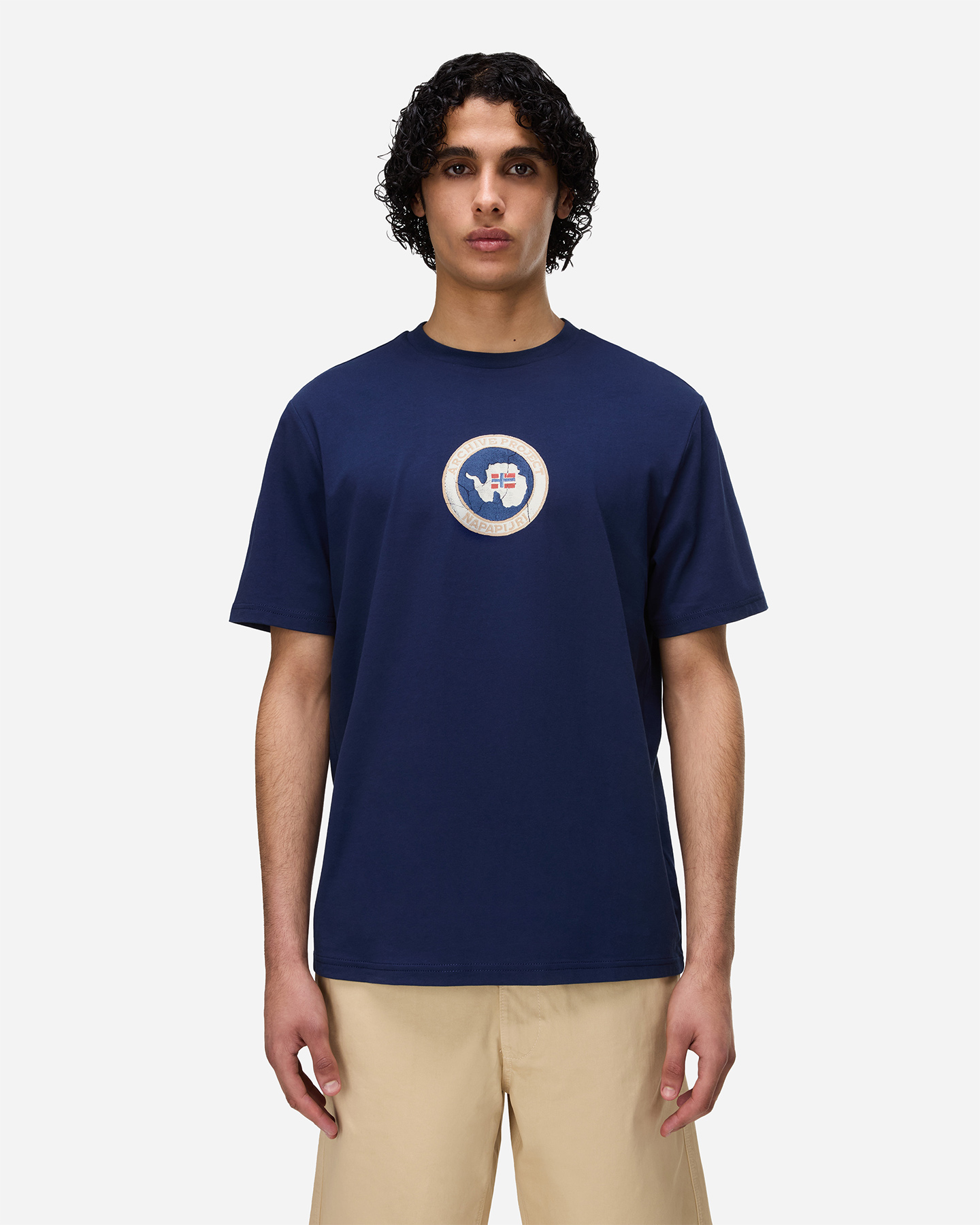 T-shirt NAPAPIJRI PHOS M - Blu - 2 | Cisalfa Sport