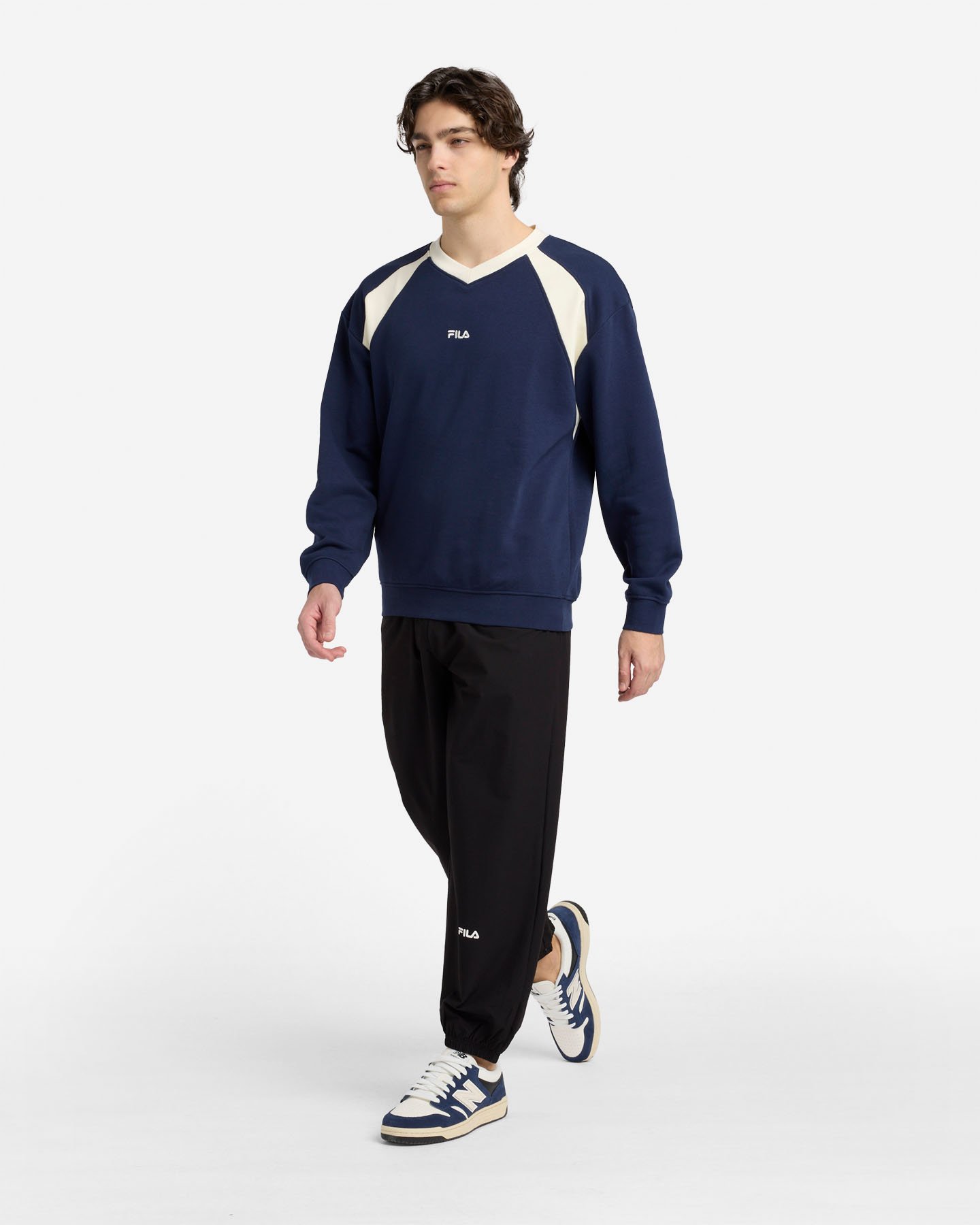 Felpa FILA ATHLETIC DYNAMISM M - Blu Navy - 2 | Cisalfa Sport