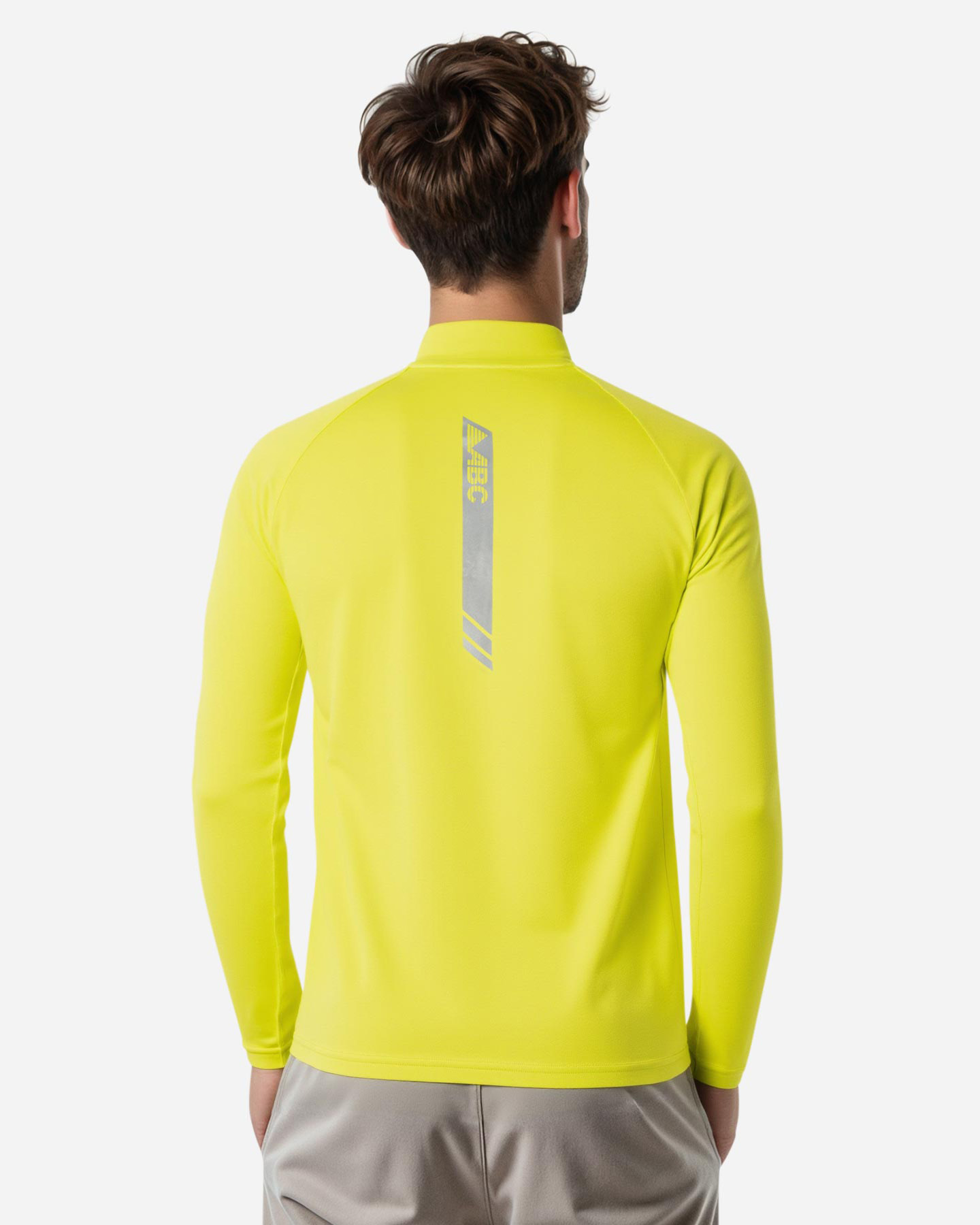Maglia running ABC ESSENTIAL - Giallo - 4 | Cisalfa Sport