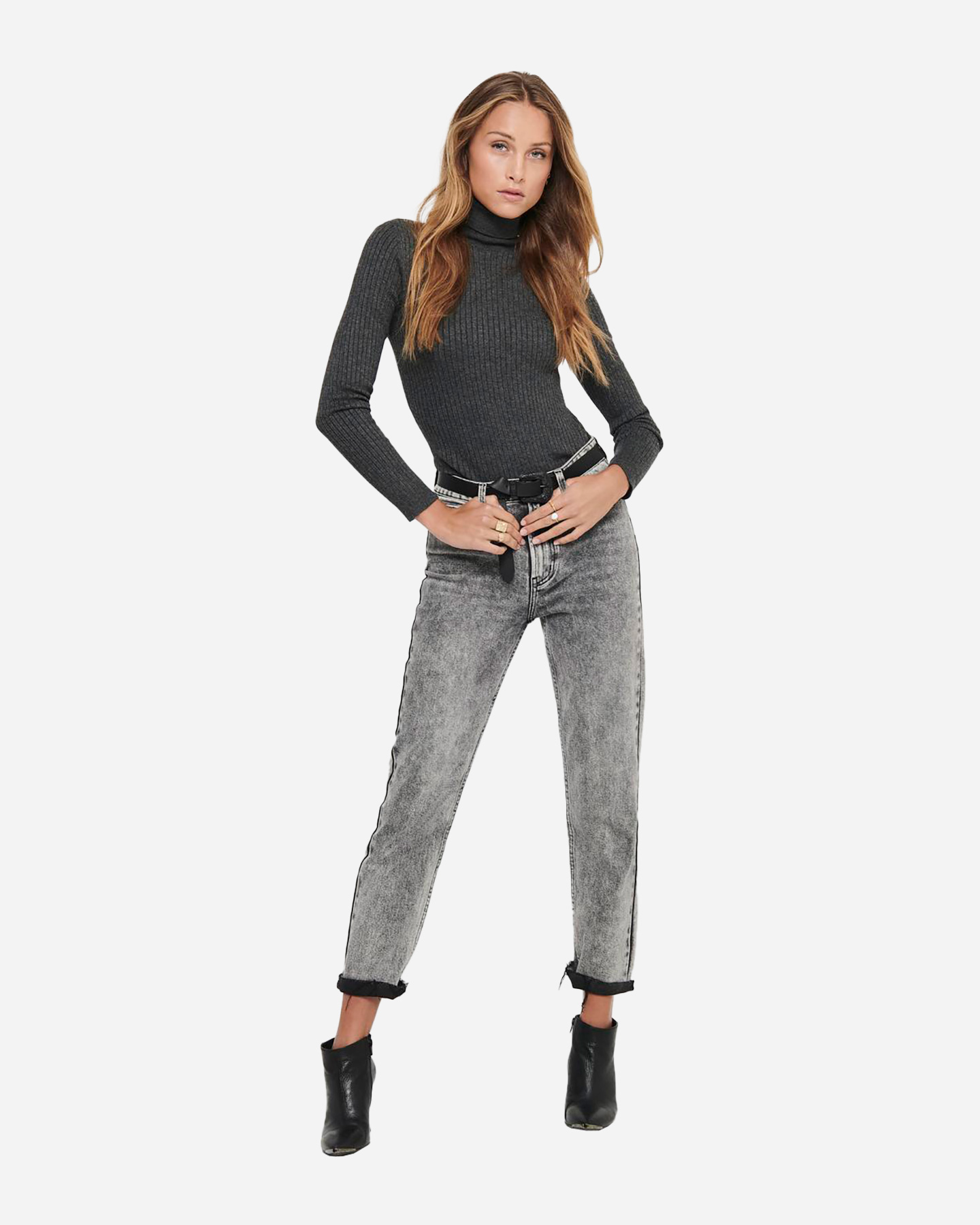 Maglione ONLY KAROL LUPETTO W - Grigio - 3 | Cisalfa Sport