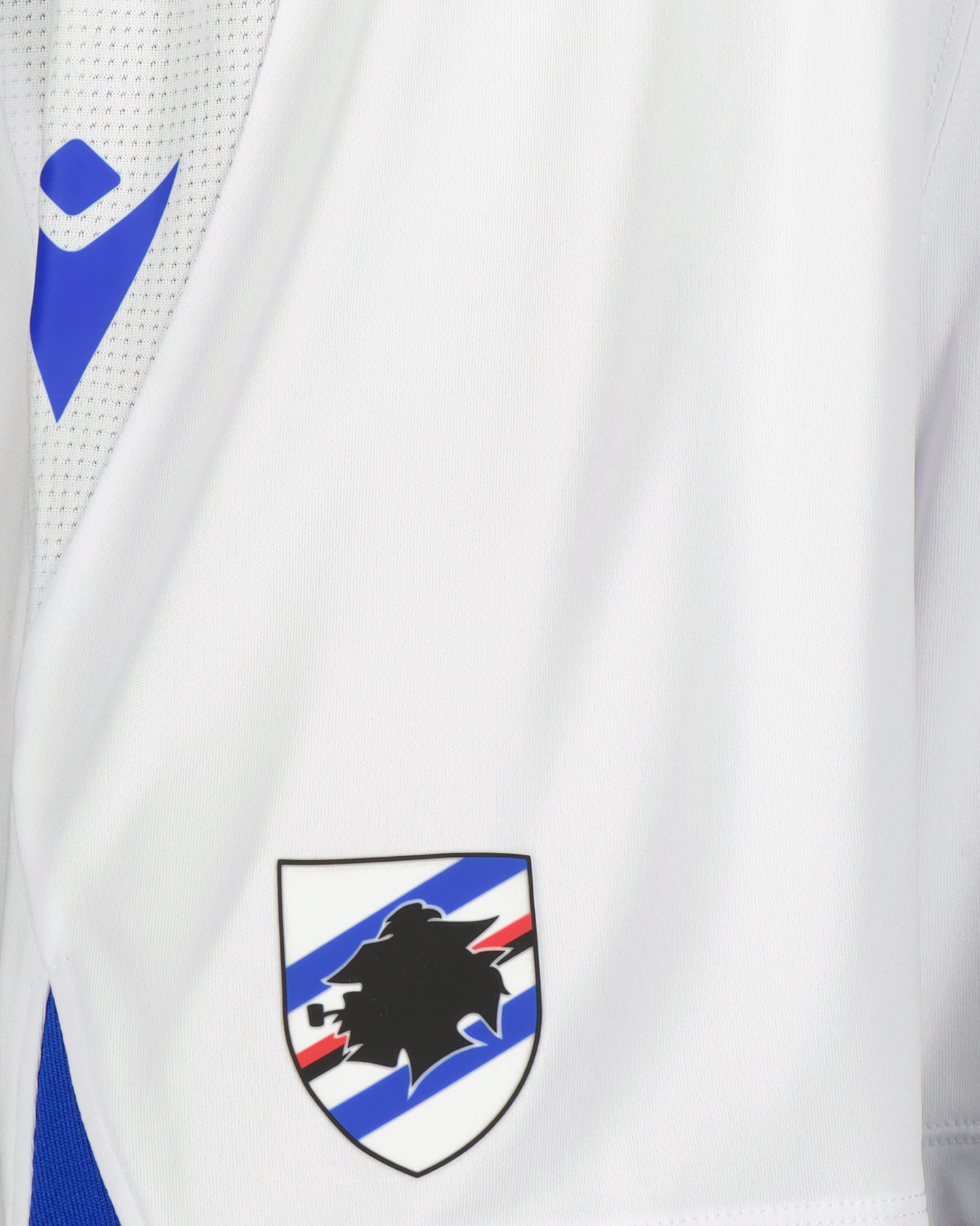Pantaloncini calcio ufficiali MACRON SAMPDORIA HOME 22-23 JR - 3 | Cisalfa Sport