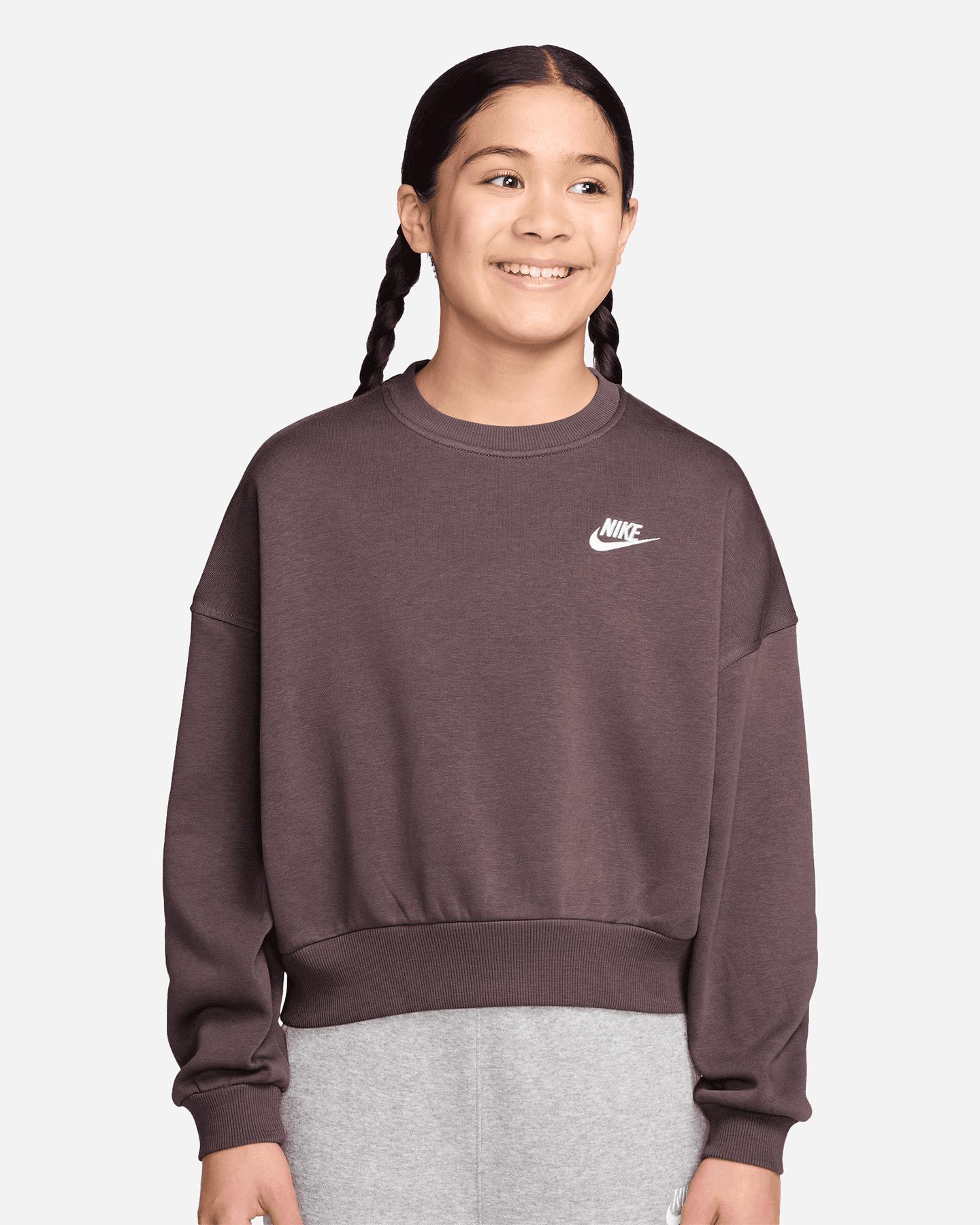 Felpa NIKE CLUB SMALL LOGO JR - Color mix - 0 | Cisalfa Sport