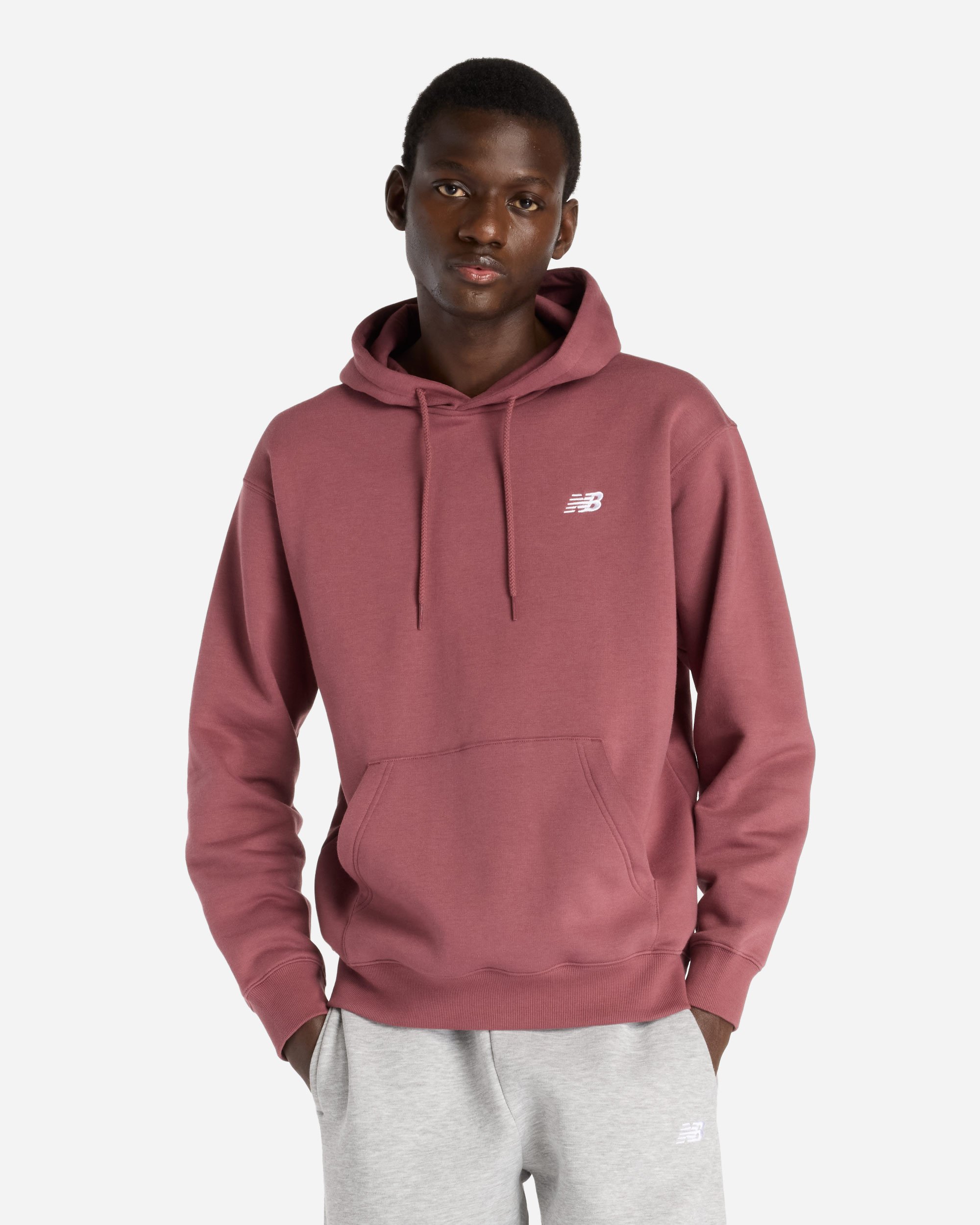 Felpa NEW BALANCE SMALL LOGO SPORT ESSENTIAL M - Rosso - 0 | Cisalfa Sport