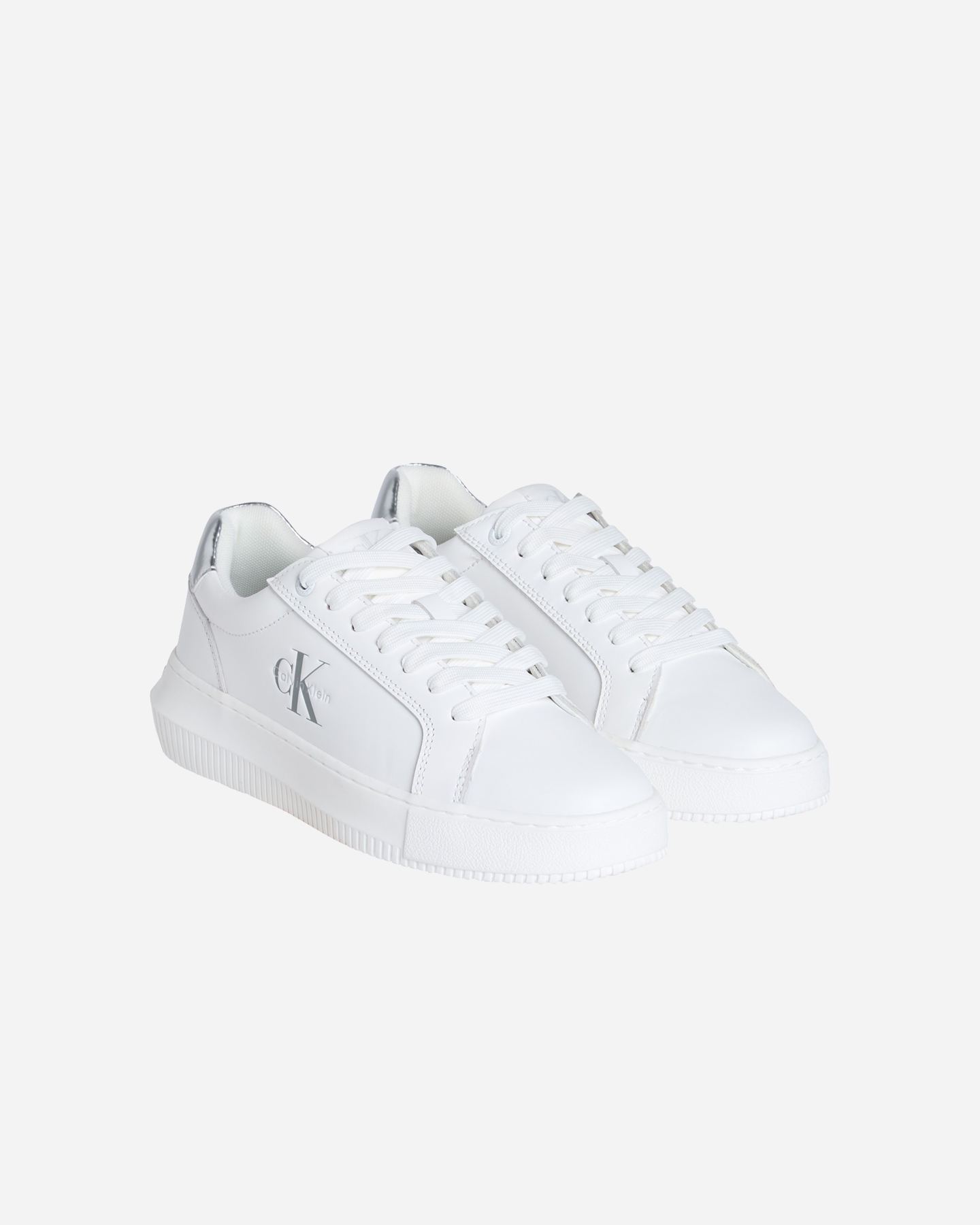 Scarpe sneakers CALVIN KLEIN JEANS CHUNKY CUPSOLE LEATHER W - Bianco - 1 | Cisalfa Sport