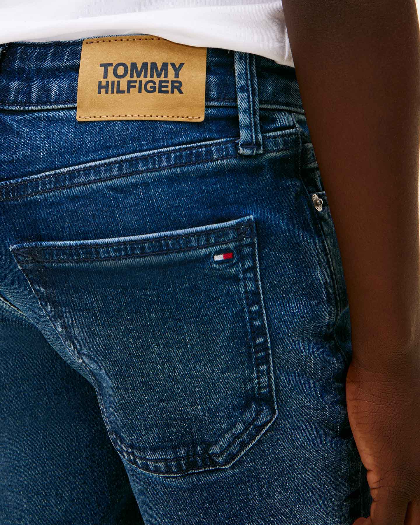 Jeans TOMMY HILFIGER STRAIGHT DENIM JR - Denim - 4 | Cisalfa Sport