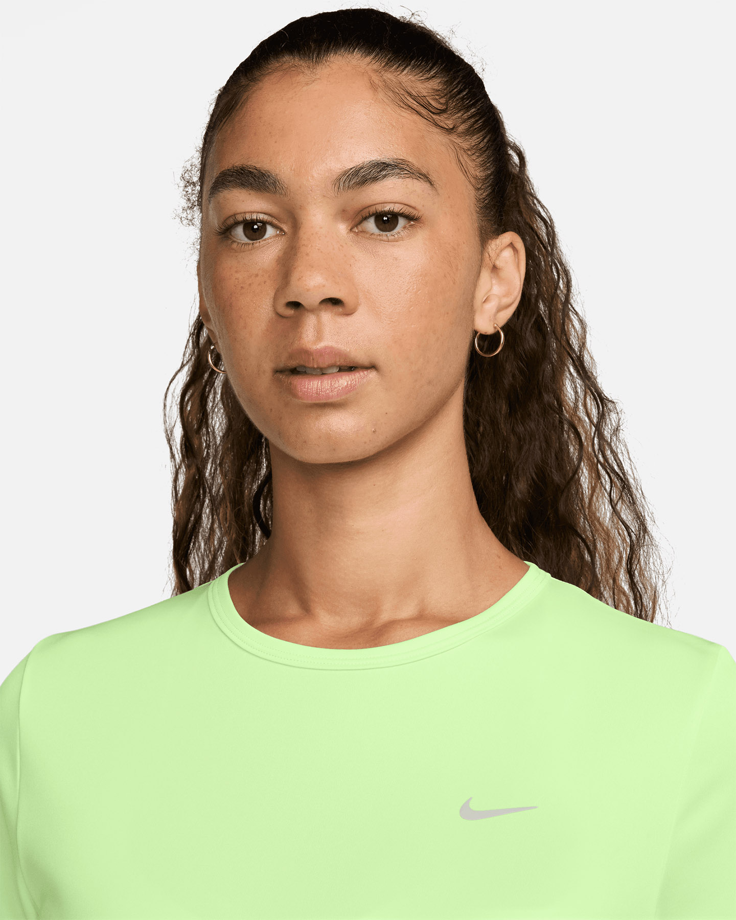 T-shirt running NIKE TEMPO W - Giallo - 2 | Cisalfa Sport