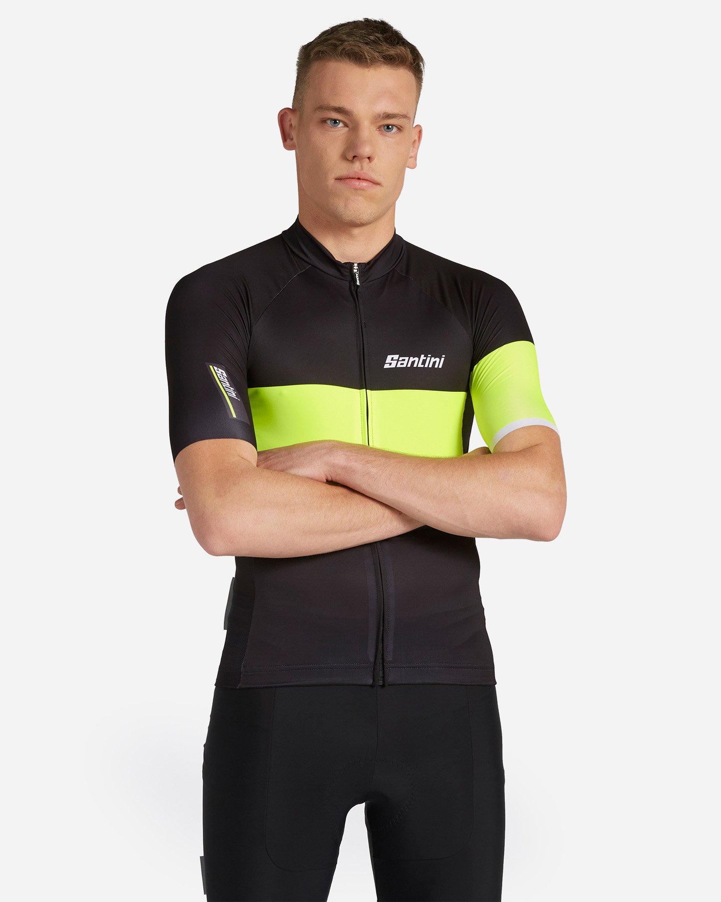 Maglia ciclismo SANTINI RACING TONO M - Nero - 0 | Cisalfa Sport