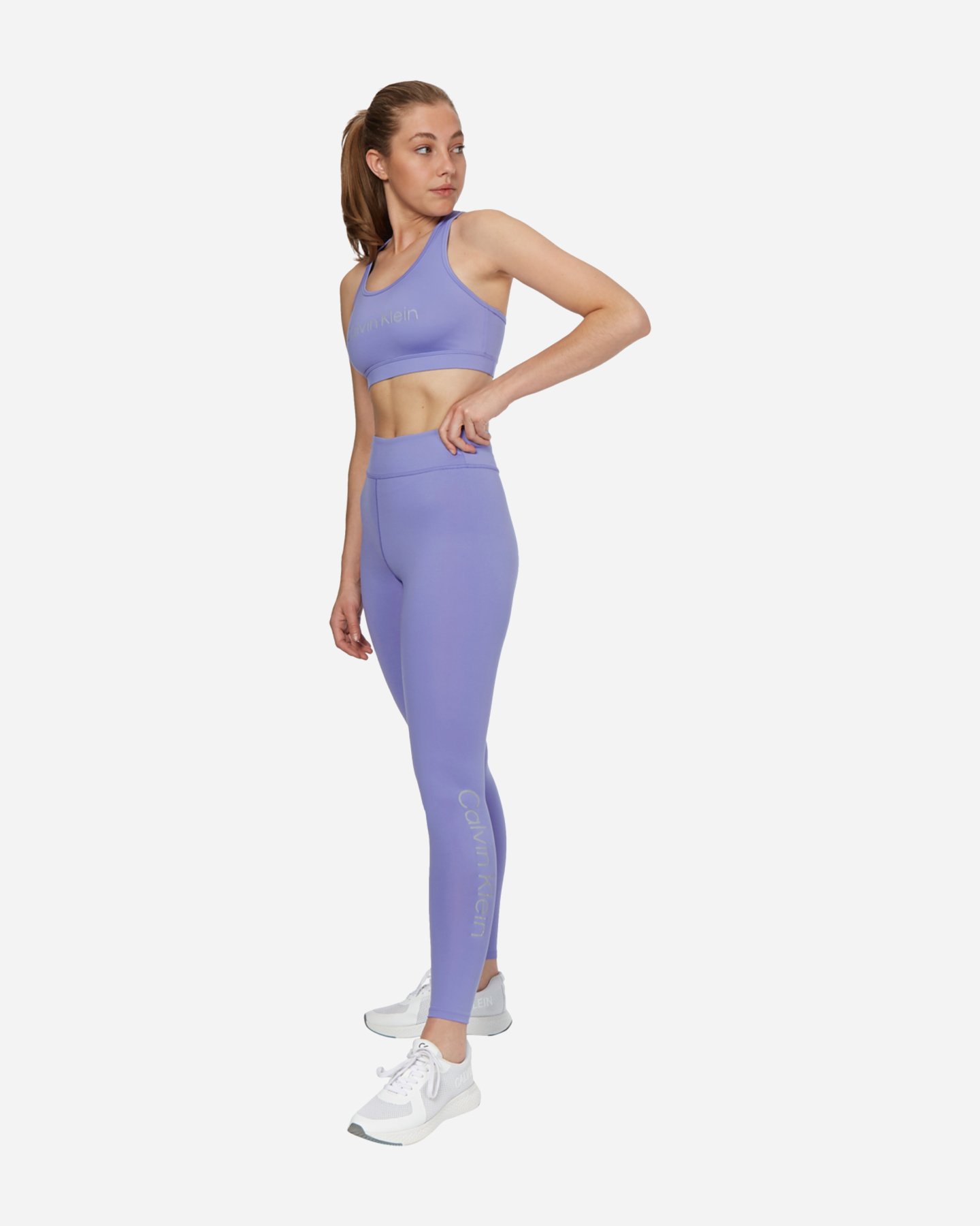 Bra training CALVIN KLEIN SPORT POLY MS W - Azzurro - 1 | Cisalfa Sport