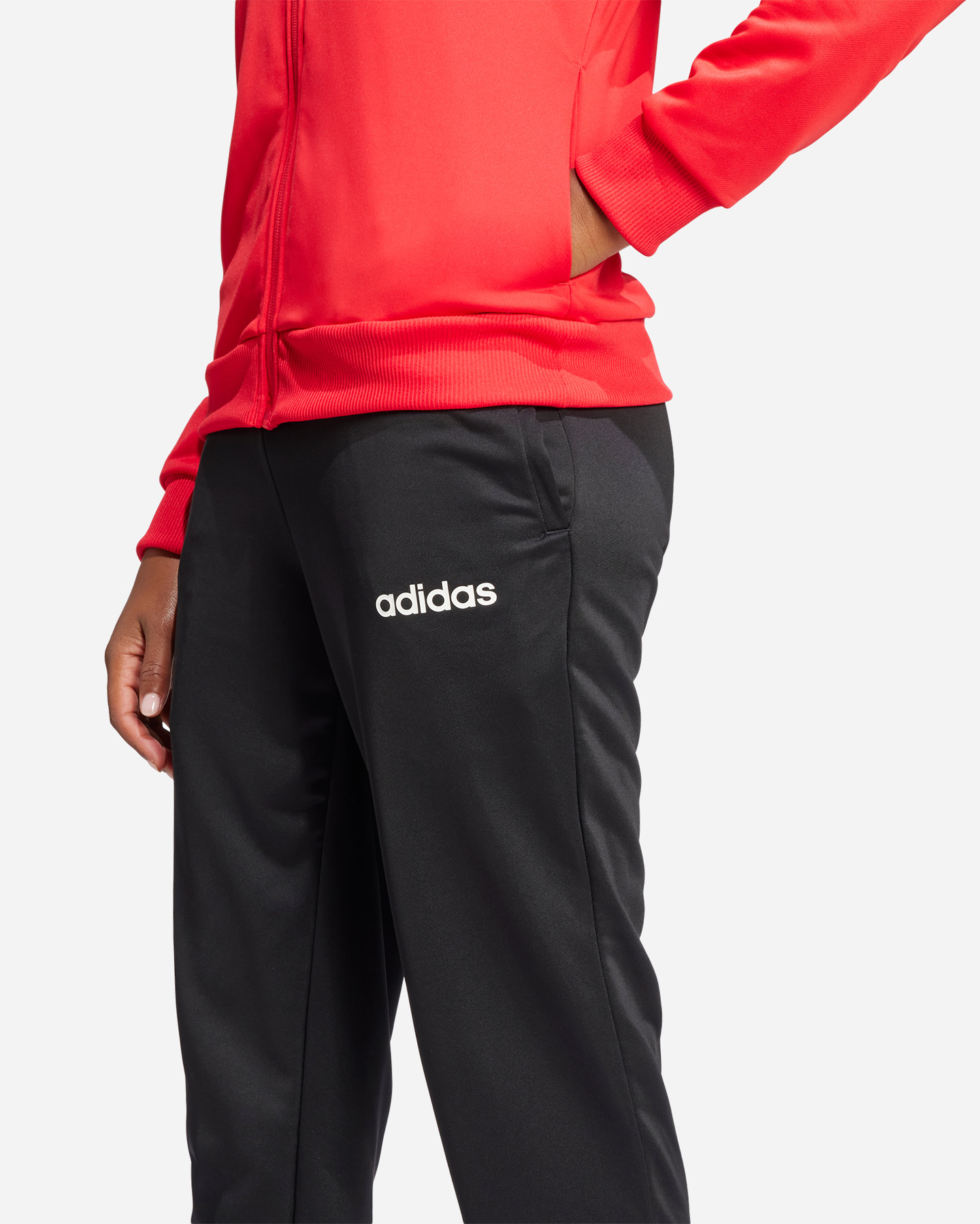 Tuta ADIDAS LINEAR W - Rosso - 5 | Cisalfa Sport