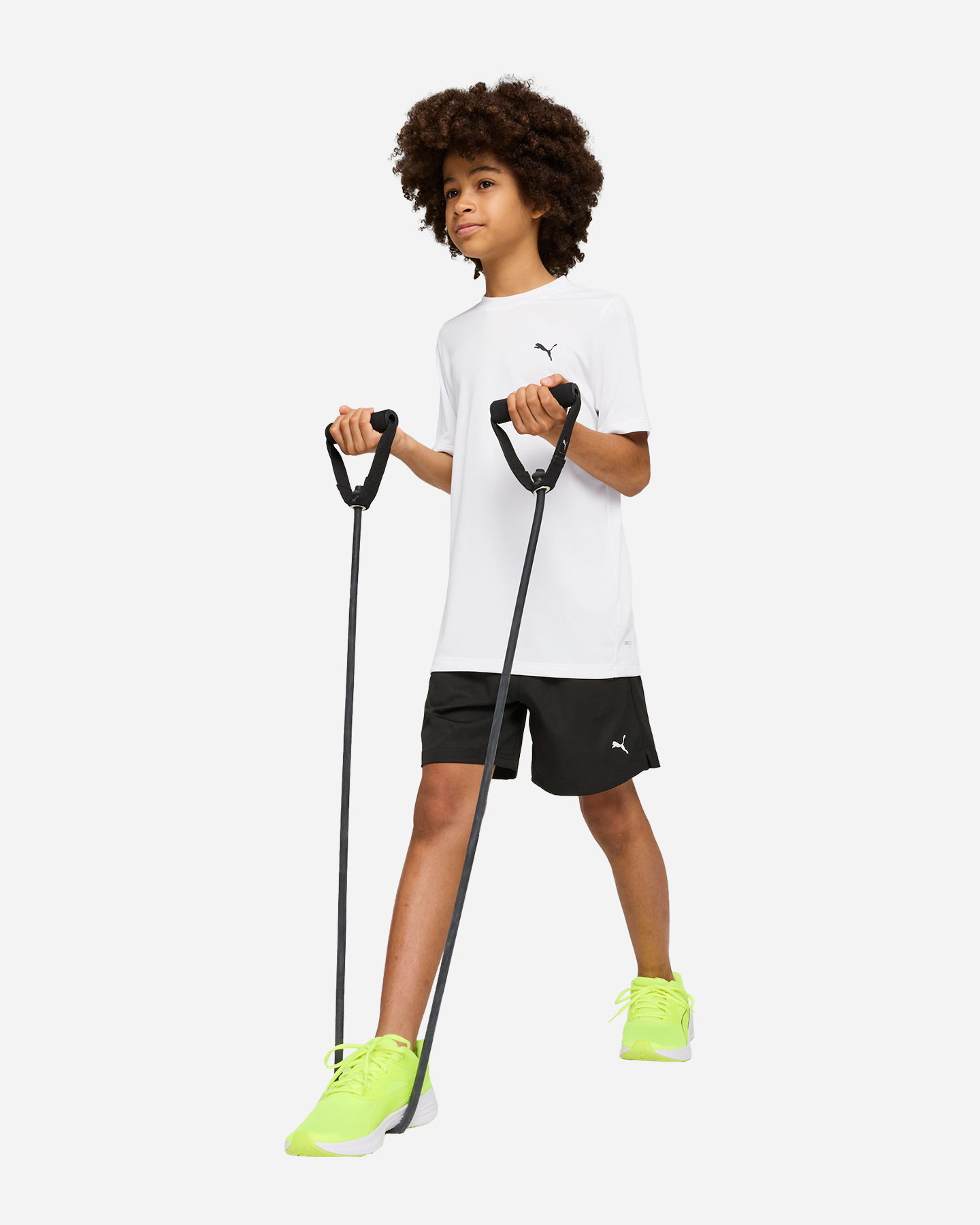 T-shirt PUMA BASIC JR - Bianco - 4 | Cisalfa Sport