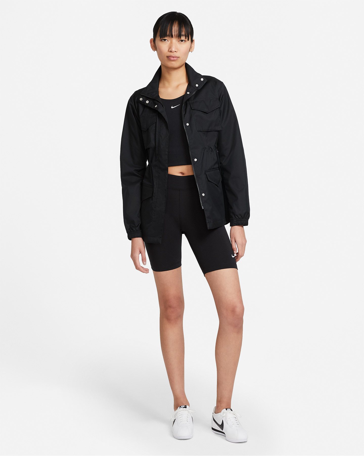 Pantaloncini NIKE BASIC W - Nero - 3 | Cisalfa Sport