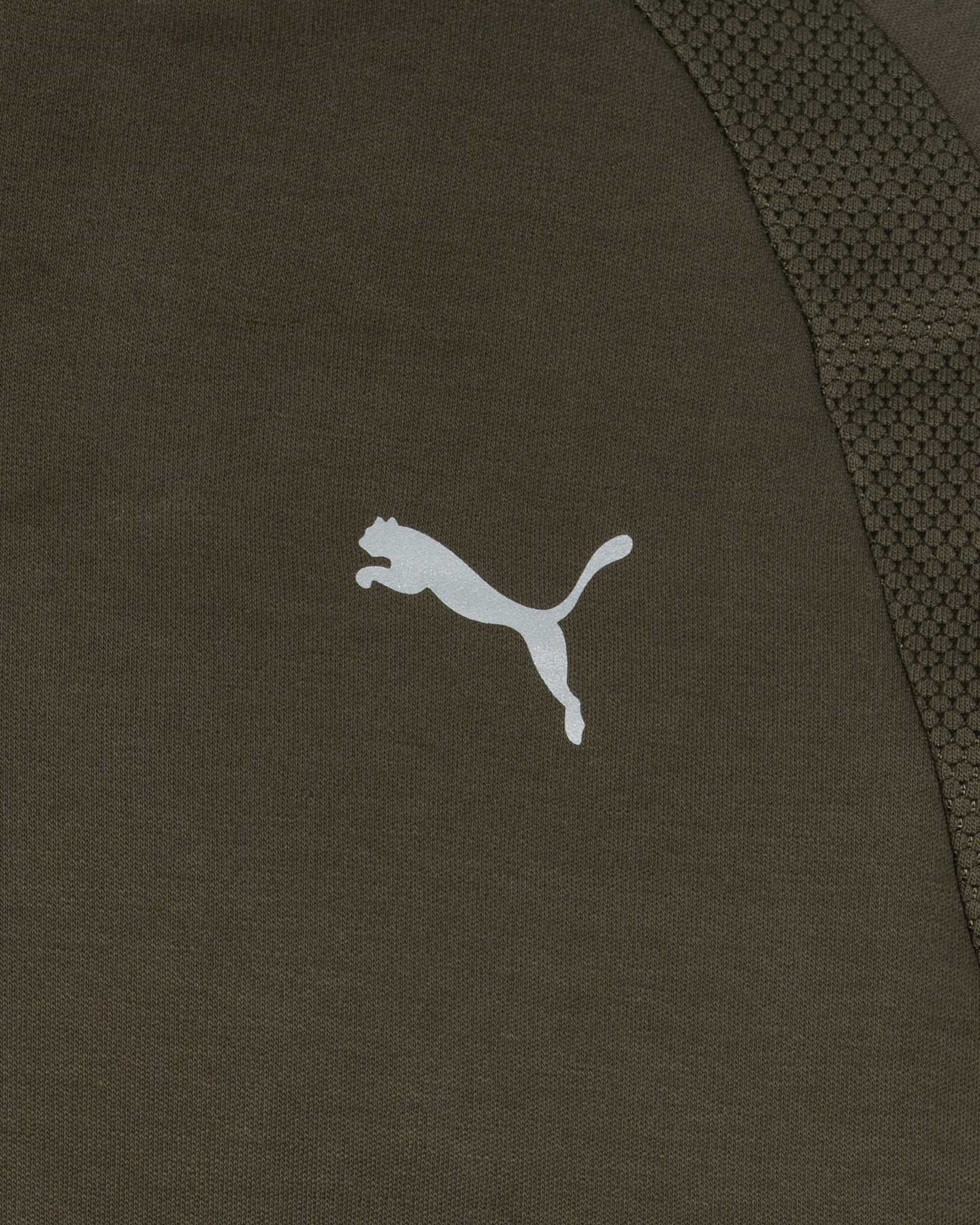 Felpa PUMA EVOSTRIPE M - Verde - 2 | Cisalfa Sport