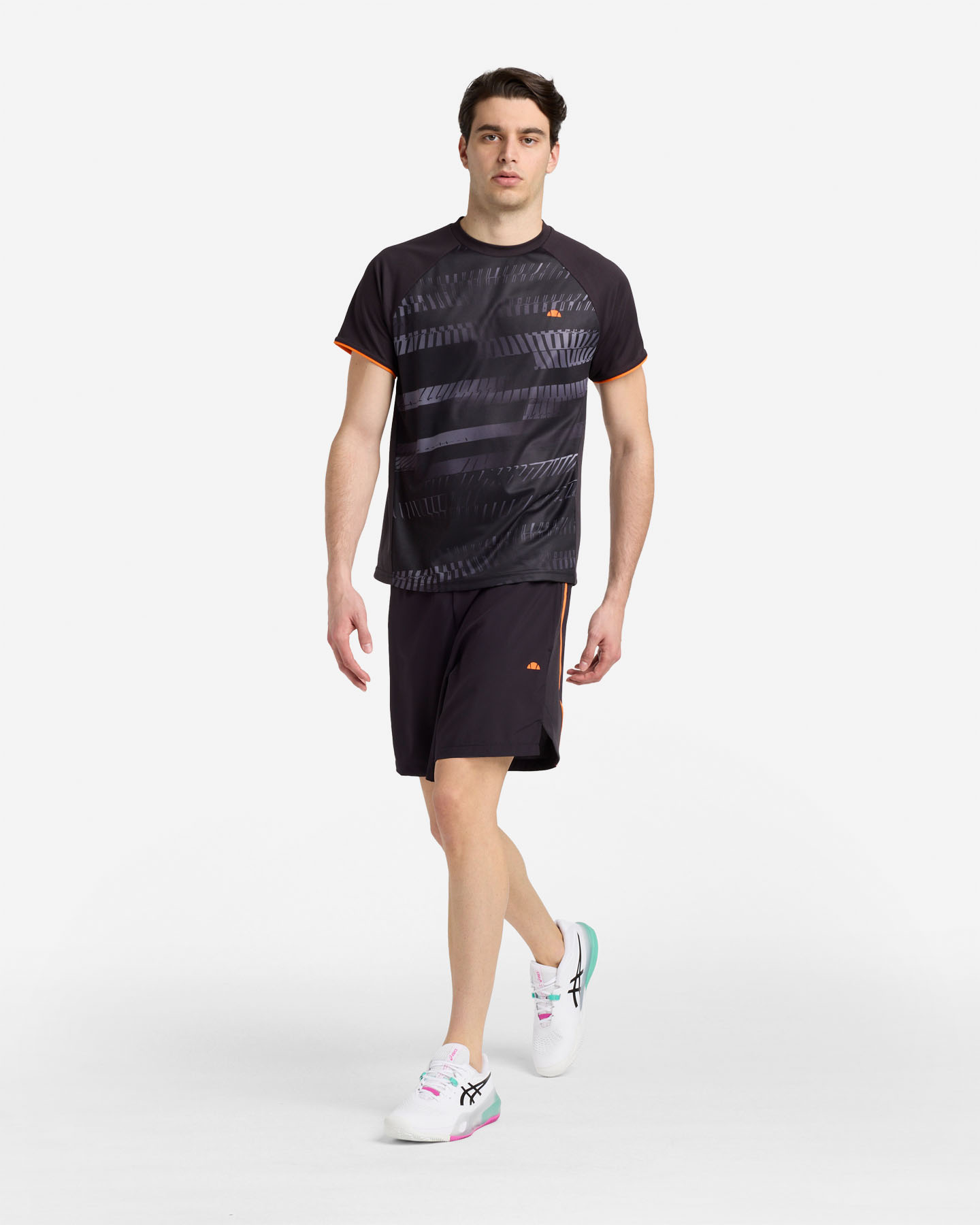 T-shirt tennis ELLESSE BOUNCE M - Nero - 2 | Cisalfa Sport