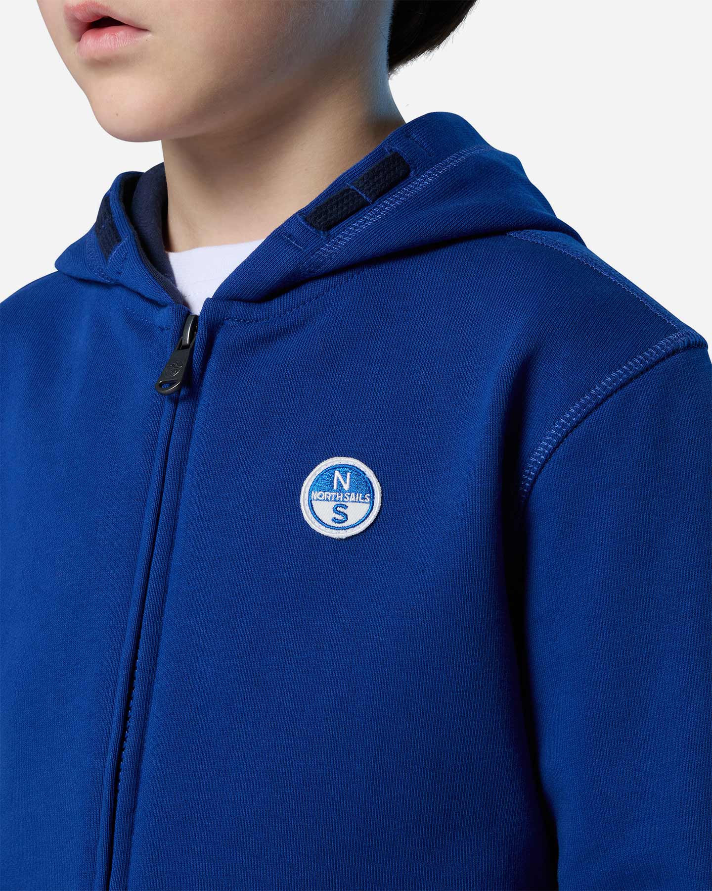 Felpa NORTH SAILS LOGO CHEST JR - Blu royal - 5 | Cisalfa Sport