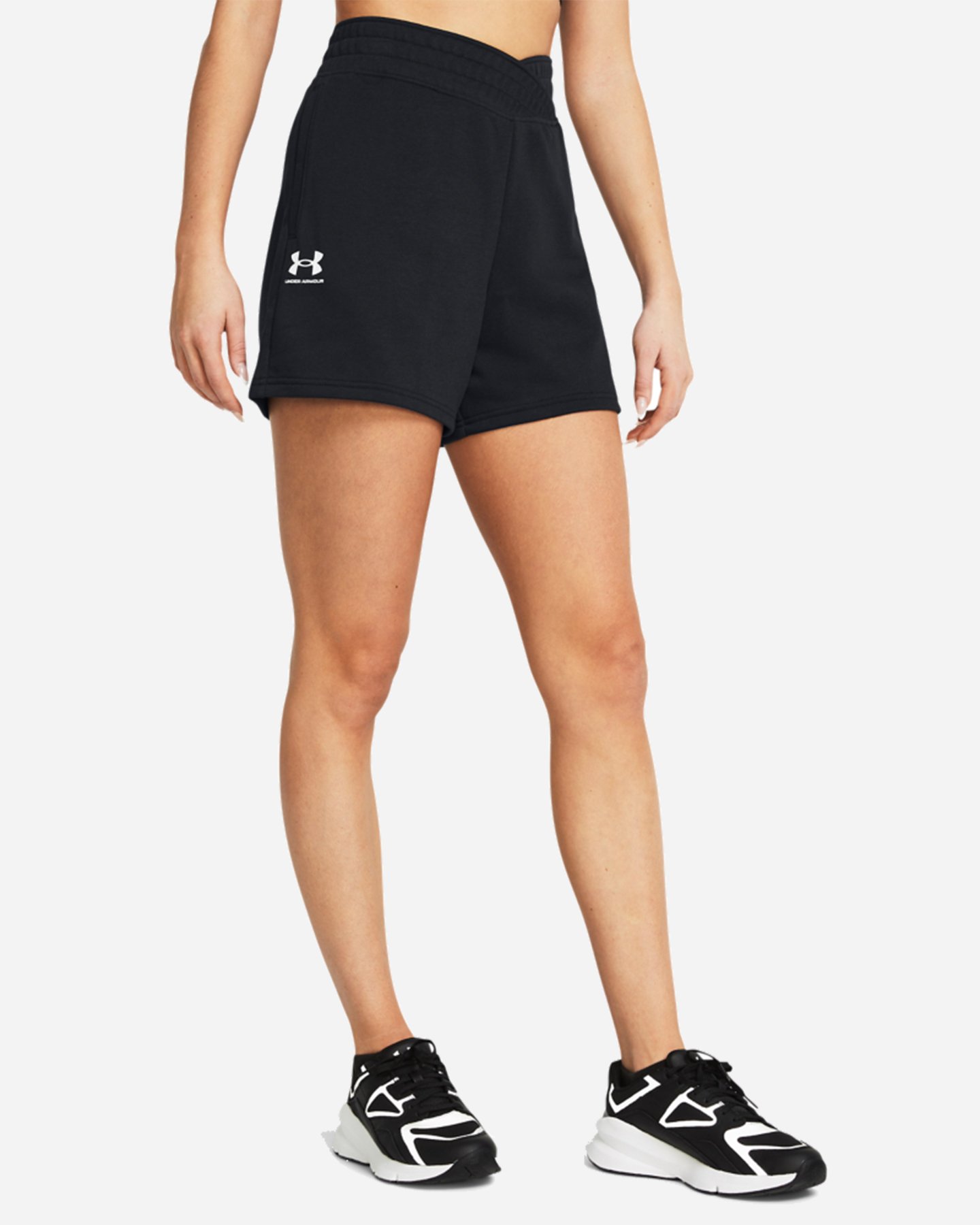 Pantaloncini UNDER ARMOUR RIVAL TERRY W - Nero - 2 | Cisalfa Sport
