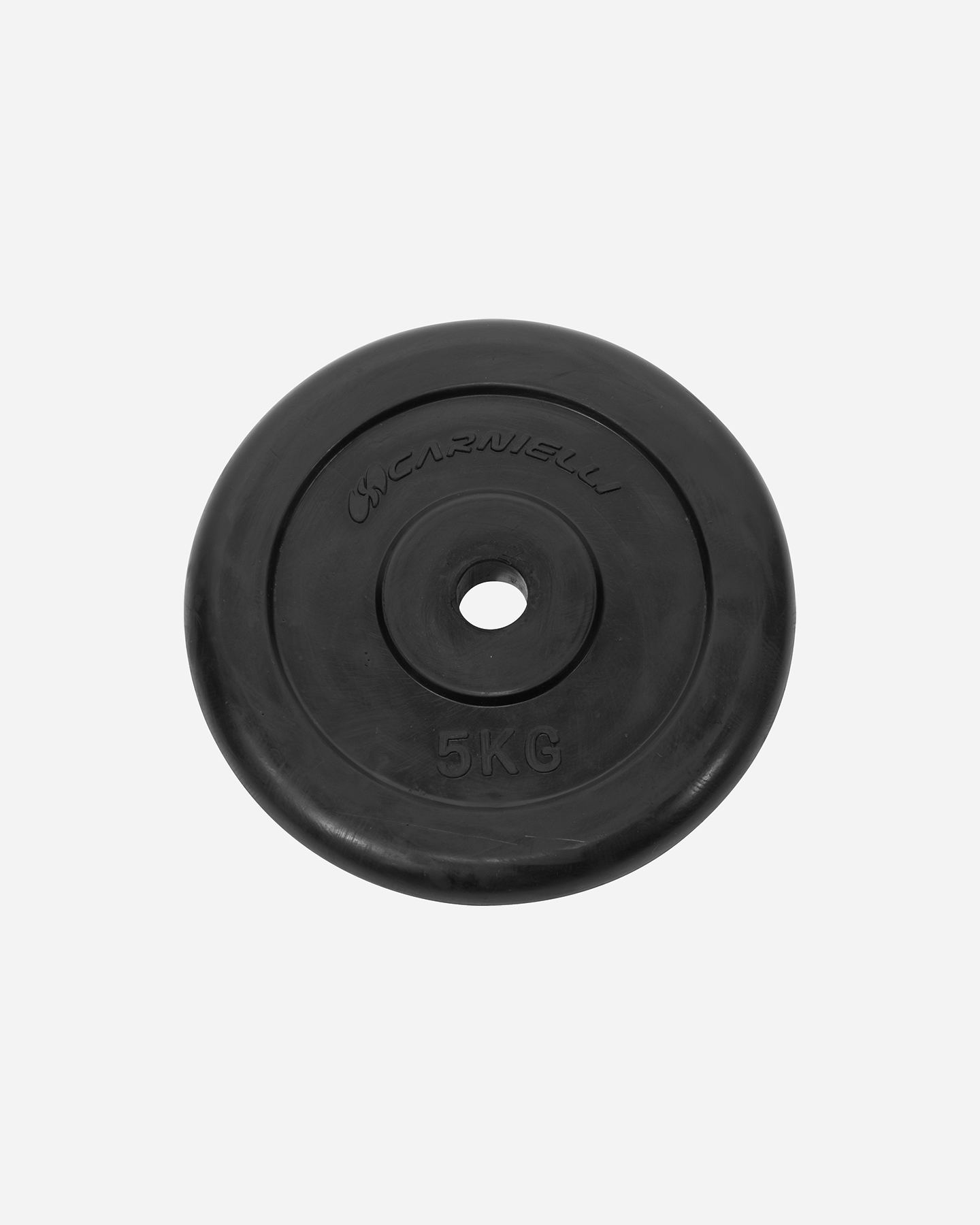 Disco ghisa CARNIELLI DISCO GOMMATO 5 KG - Nero - 0 | Cisalfa Sport